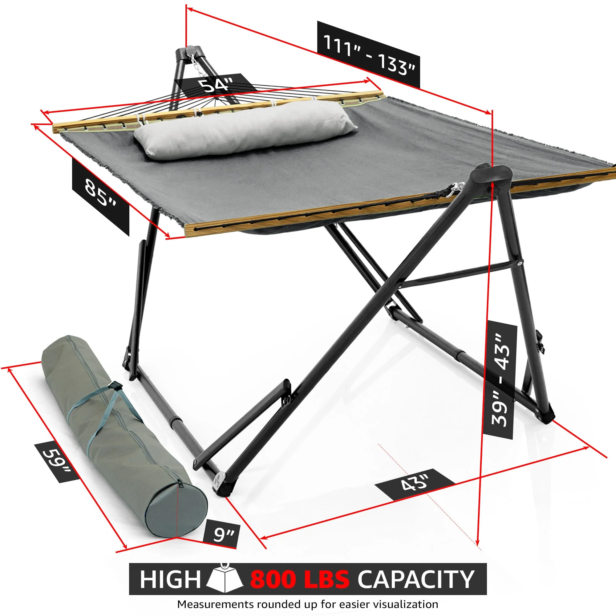 Tranquillo Unity Canvas Hammock Stand for Ultimate Relaxation - Image 47