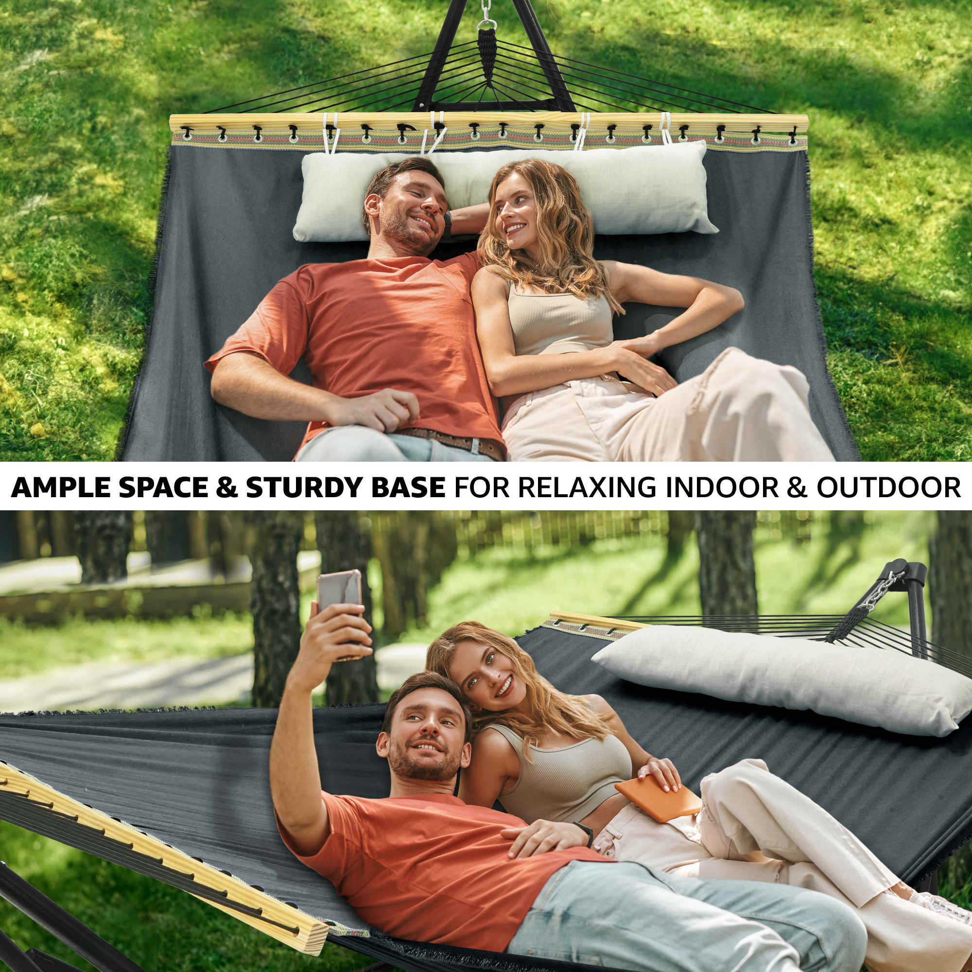Tranquillo Unity Canvas Hammock Stand for Ultimate Relaxation - Image 48