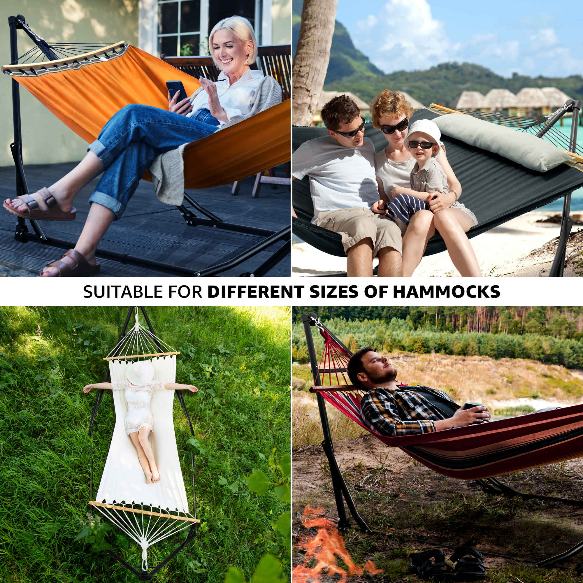Tranquillo Unity Canvas Hammock Stand for Ultimate Relaxation - Image 52