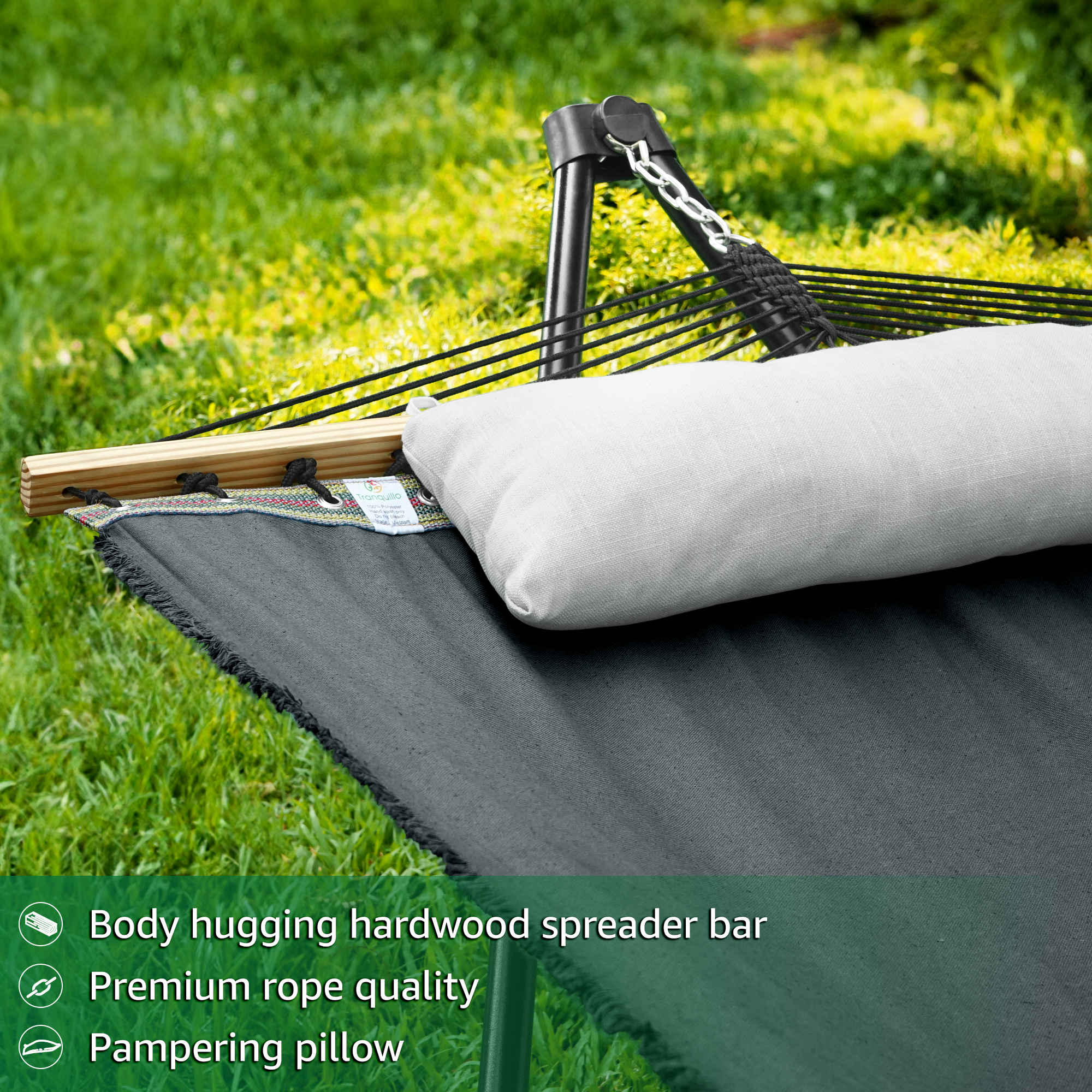 Tranquillo Unity Canvas Hammock Stand for Ultimate Relaxation - Image 53