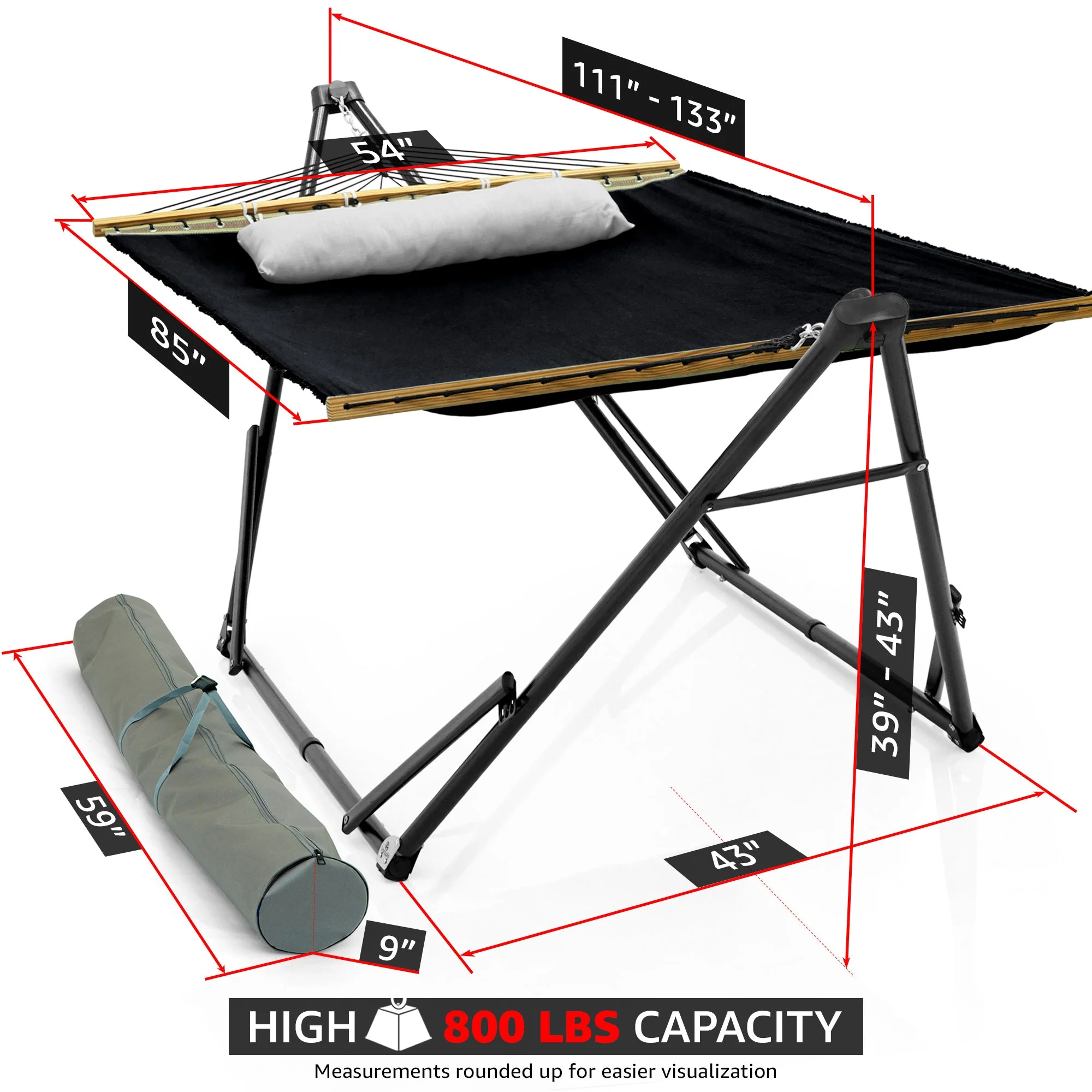 Tranquillo Unity Canvas Hammock Stand for Ultimate Relaxation - Image 56