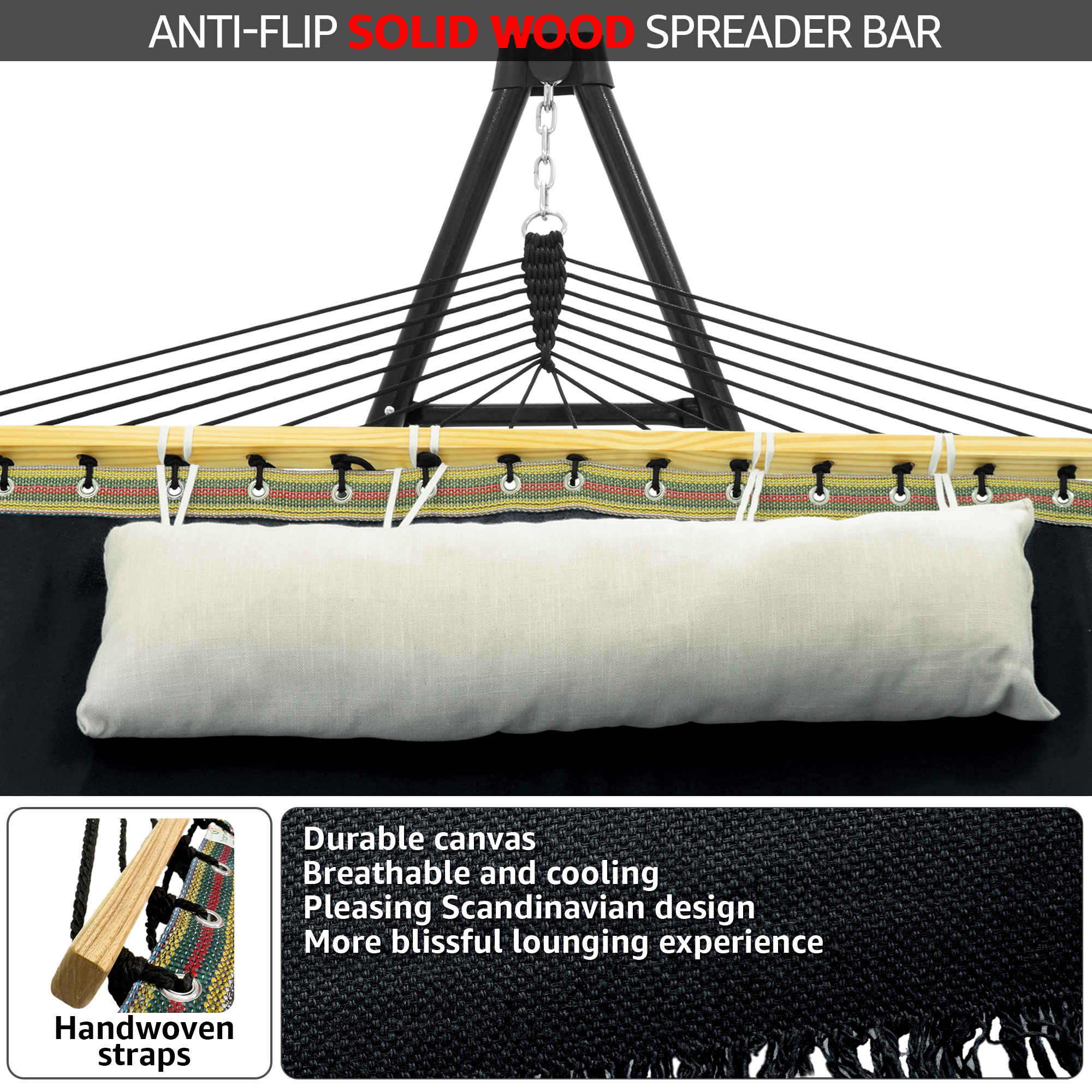 Tranquillo Unity Canvas Hammock Stand for Ultimate Relaxation - Image 60