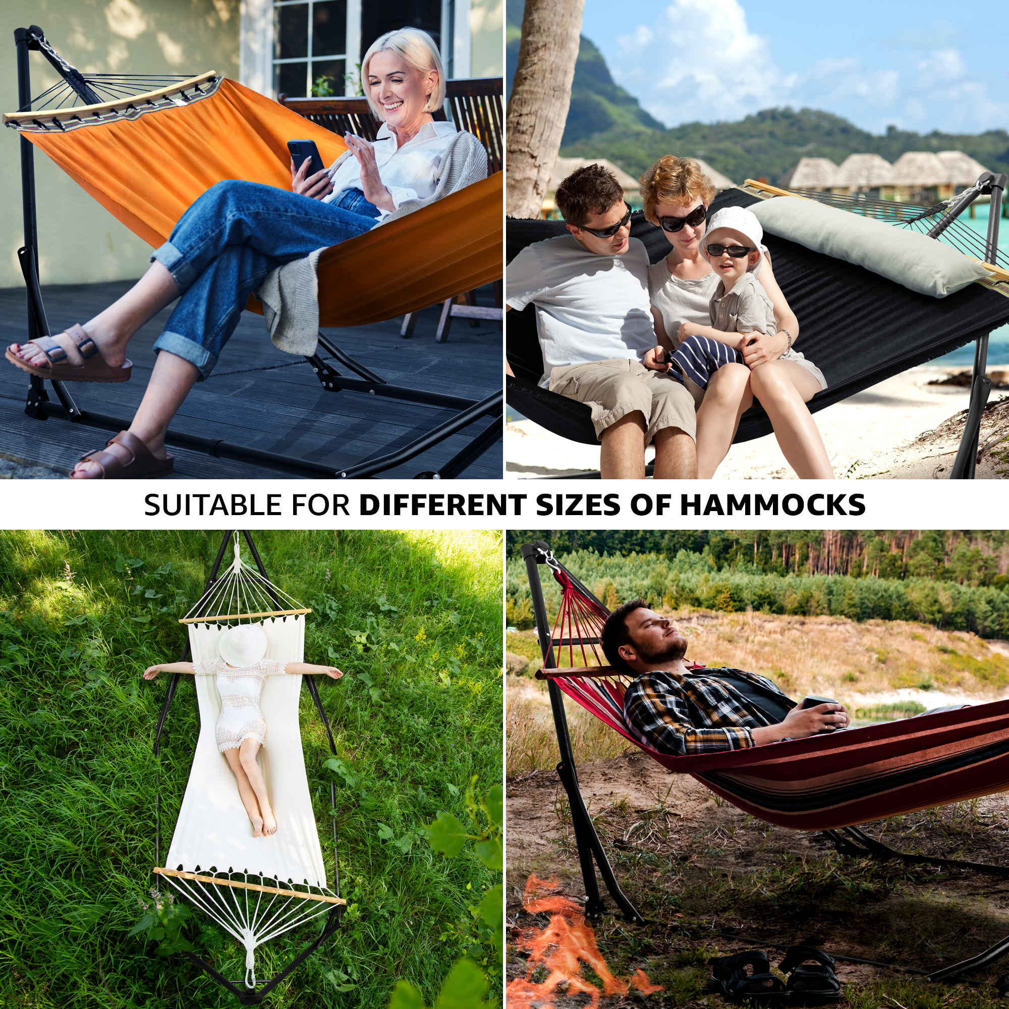 Tranquillo Unity Canvas Hammock Stand for Ultimate Relaxation - Image 61