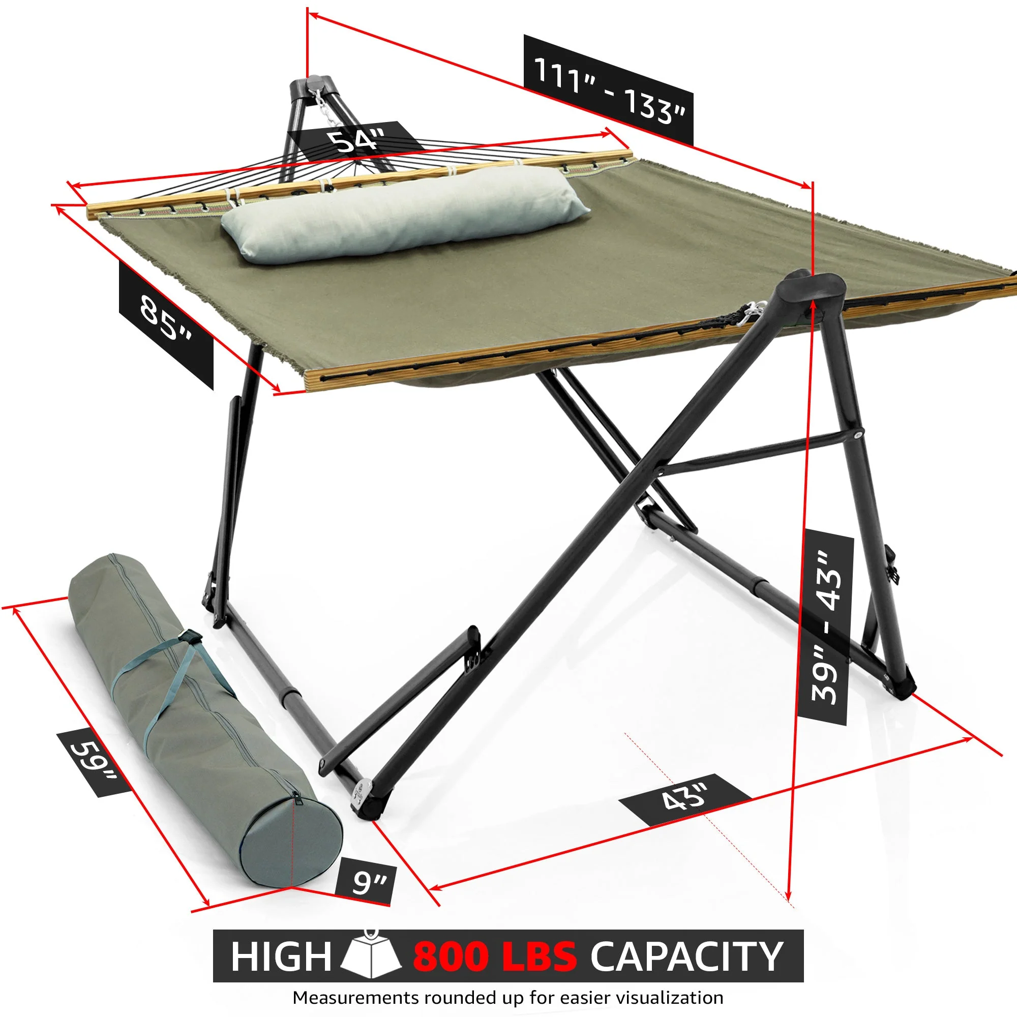 Tranquillo Unity Canvas Hammock Stand for Ultimate Relaxation - Image 65