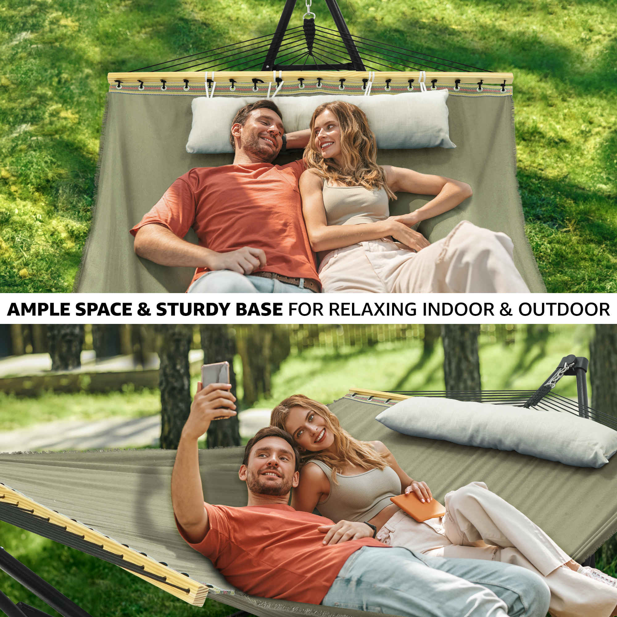 Tranquillo Unity Canvas Hammock Stand for Ultimate Relaxation - Image 66