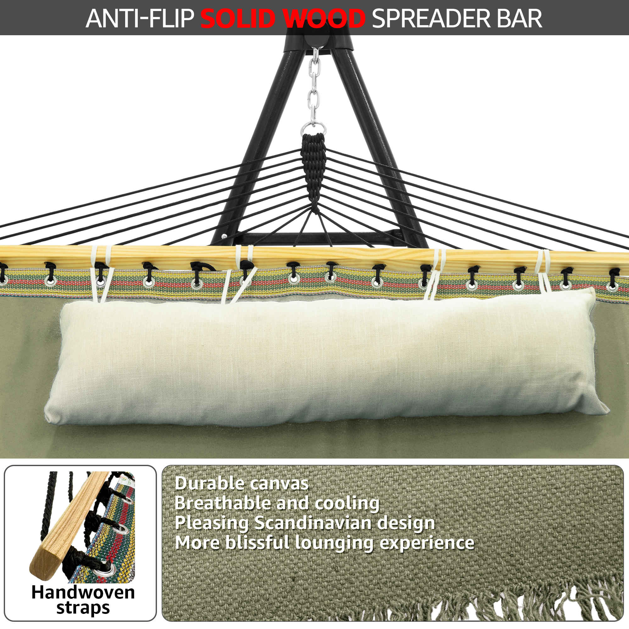 Tranquillo Unity Canvas Hammock Stand for Ultimate Relaxation - Image 69