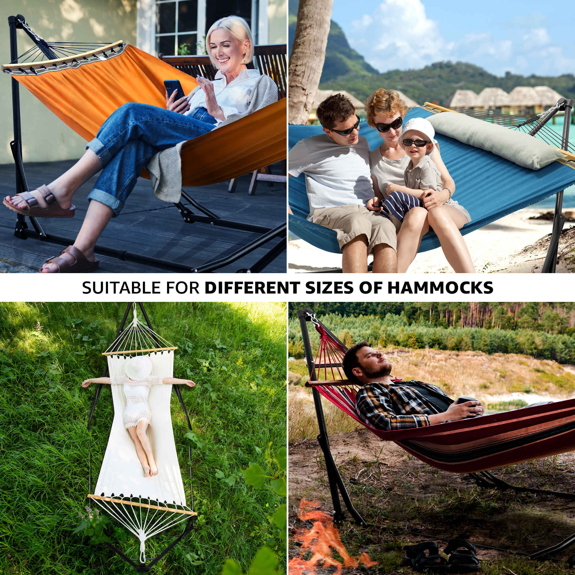 Tranquillo Unity Canvas Hammock Stand for Ultimate Relaxation - Image 7