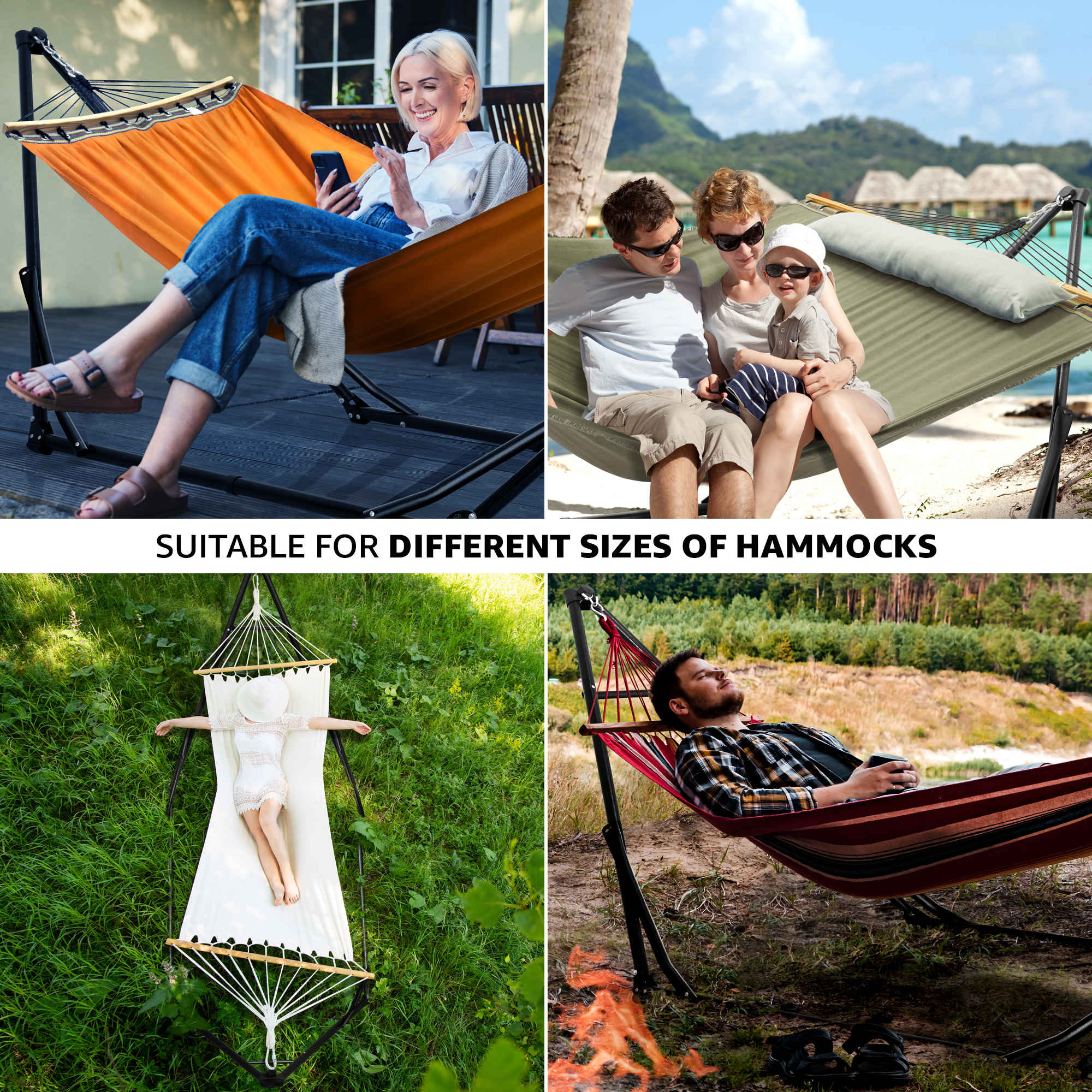 Tranquillo Unity Canvas Hammock Stand for Ultimate Relaxation - Image 70