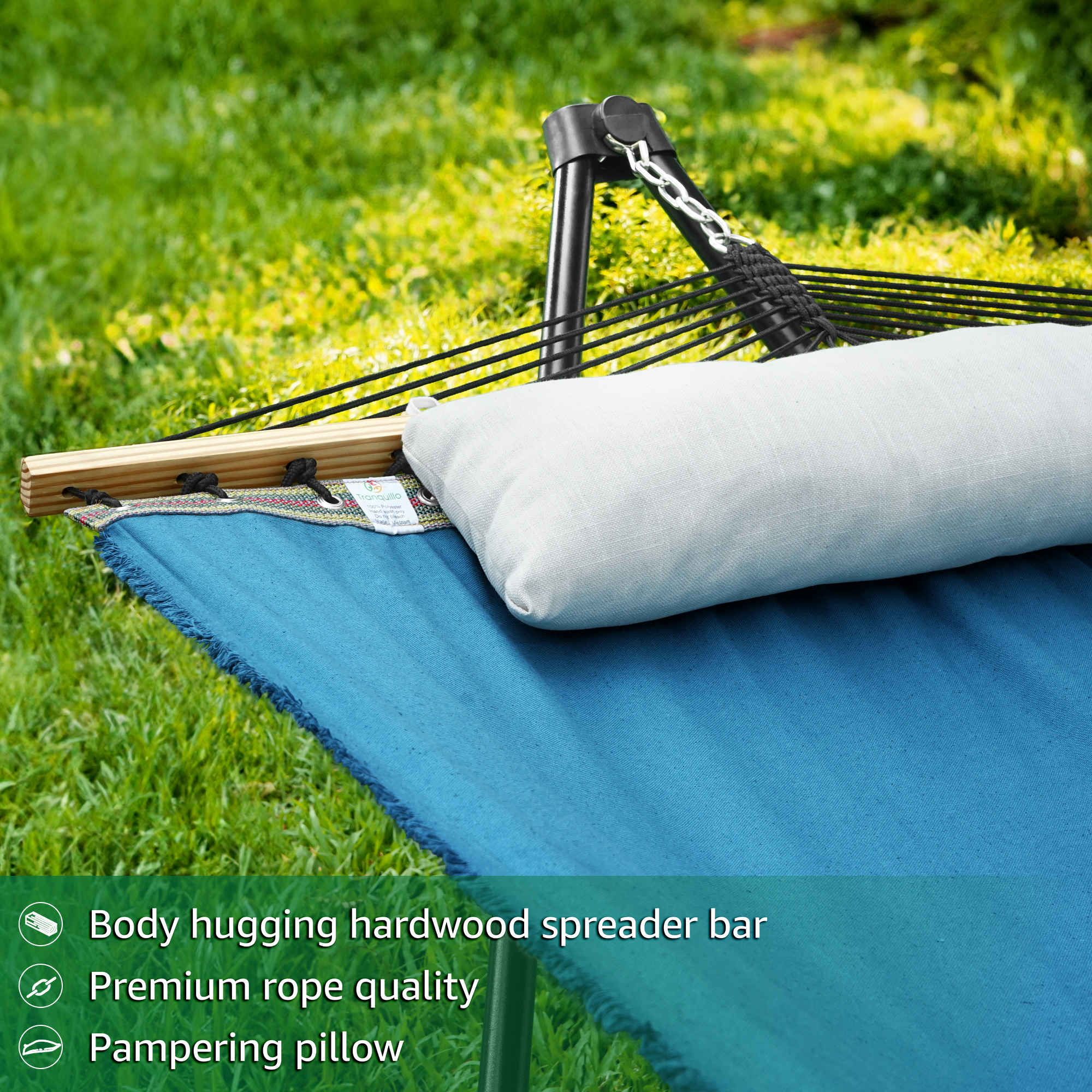 Tranquillo Unity Canvas Hammock Stand for Ultimate Relaxation - Image 8