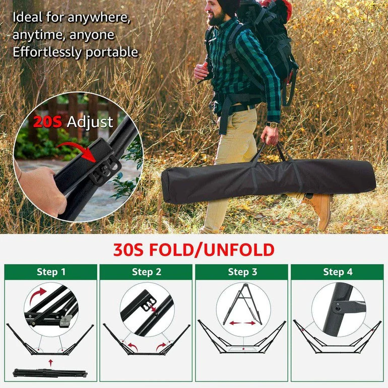 Tranquillo Unity Hammock Stand Large Size for Ultimate Relaxation - Image 2