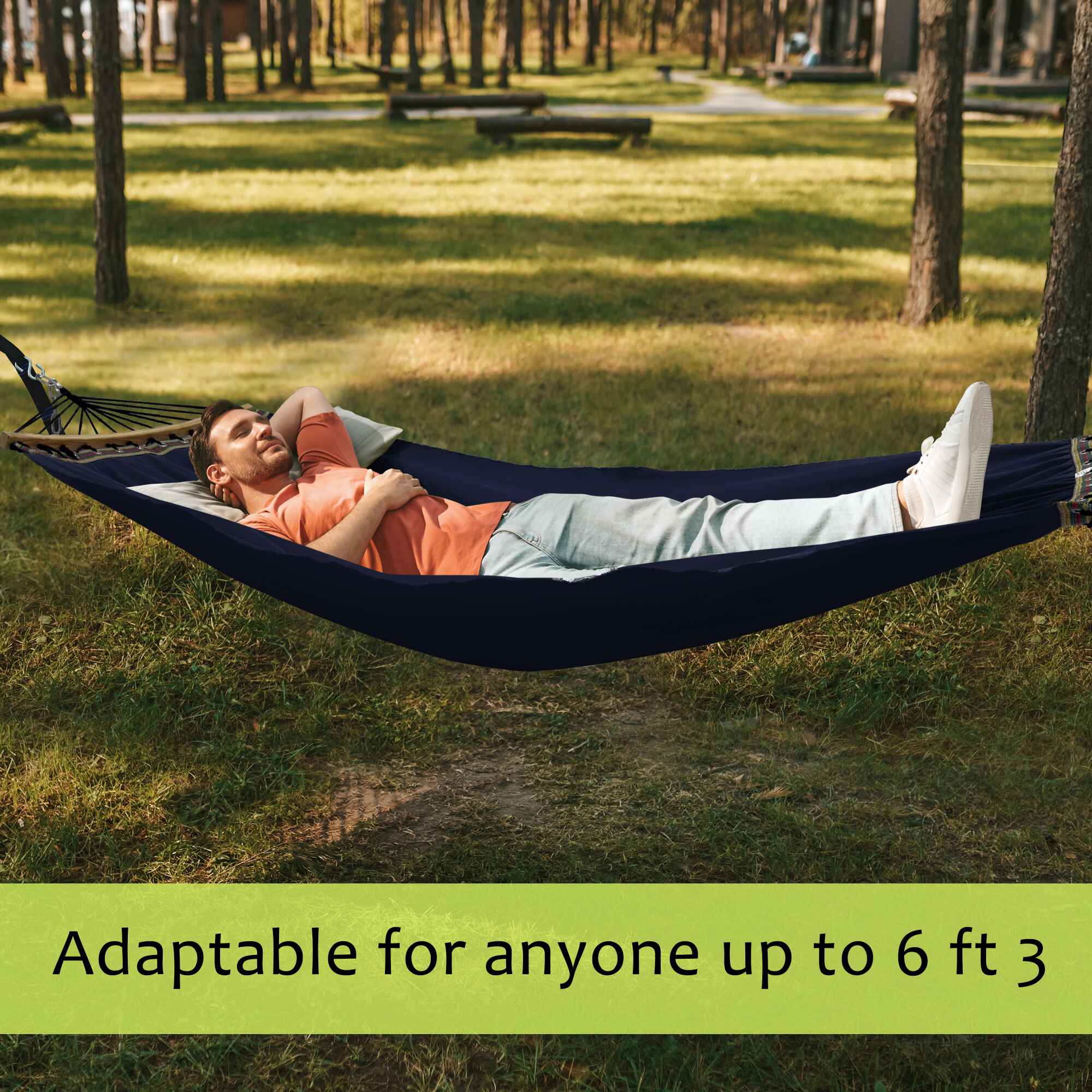 Tranquillo Universal Canvas Double Hammock for Ultimate Relaxation - Image 20