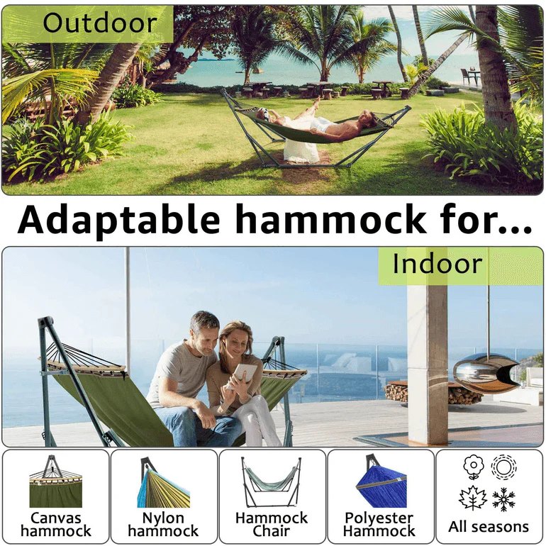Tranquillo Universal Canvas Hammock Medium Size for Ultimate Comfort and Style - Image 14