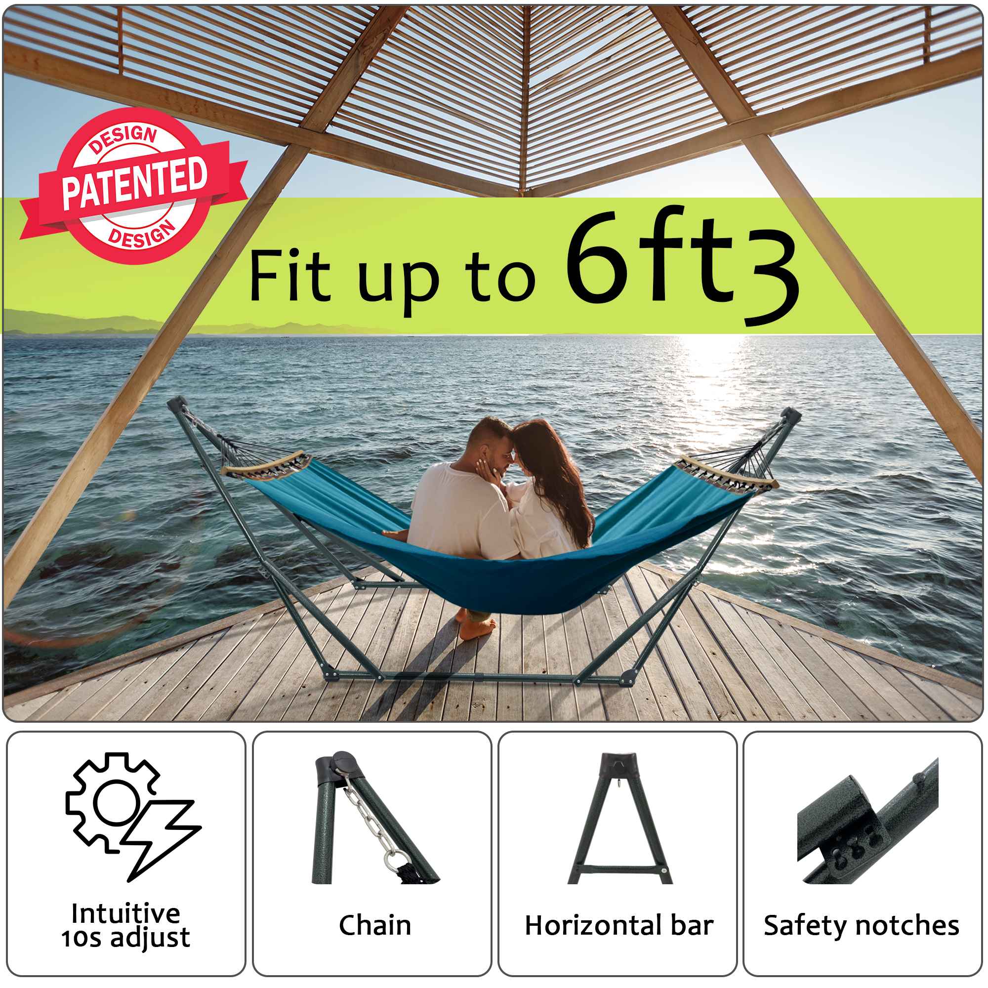 Tranquillo Universal Canvas Hammock Medium Size for Ultimate Comfort and Style - Image 19