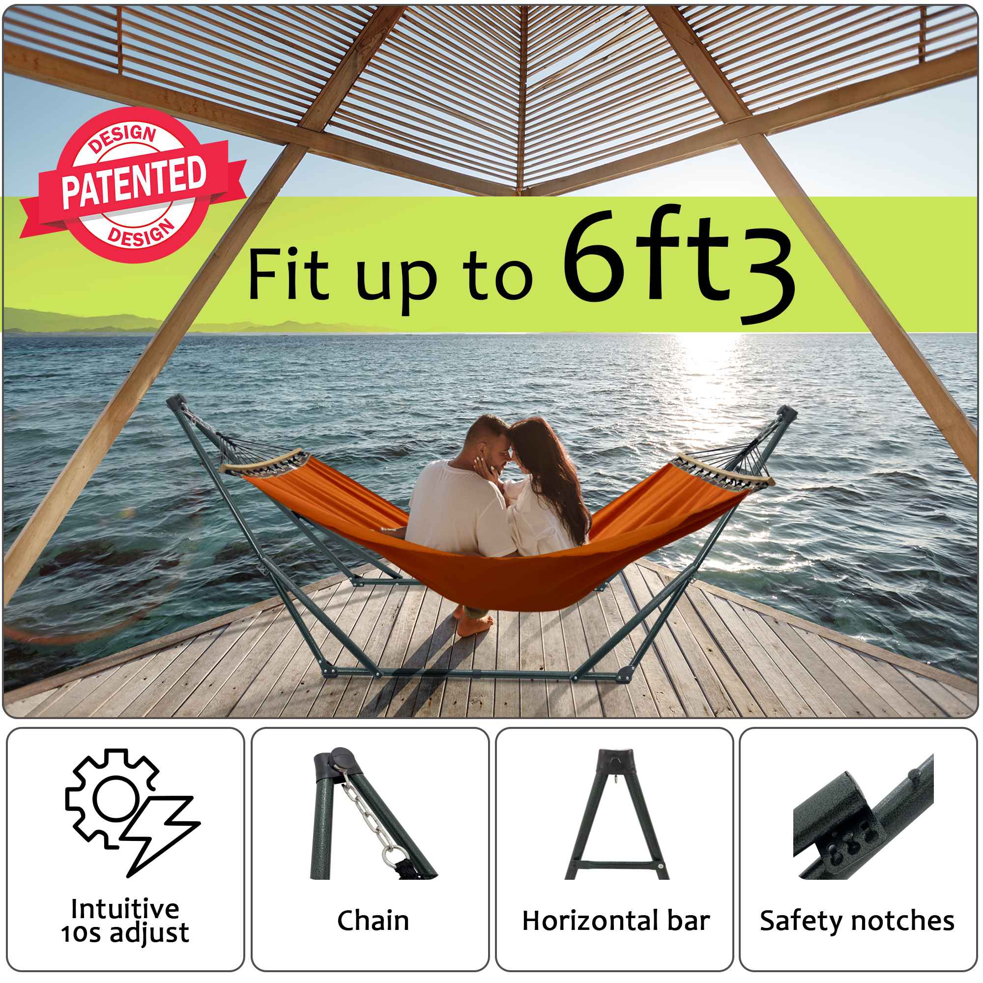 Tranquillo Universal Canvas Hammock Medium Size for Ultimate Comfort and Style - Image 27
