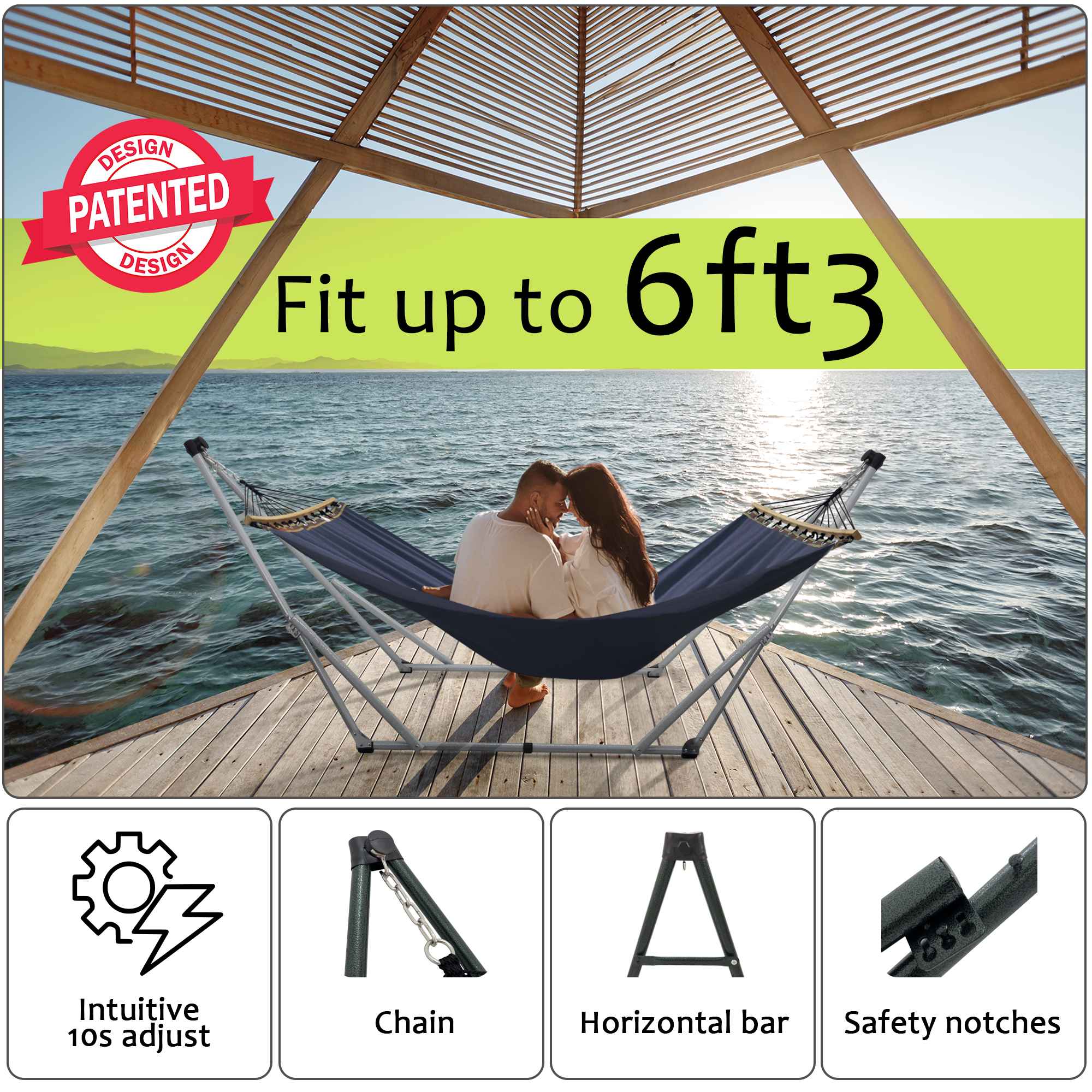 Tranquillo Universal Canvas Hammock Medium Size for Ultimate Comfort and Style - Image 35