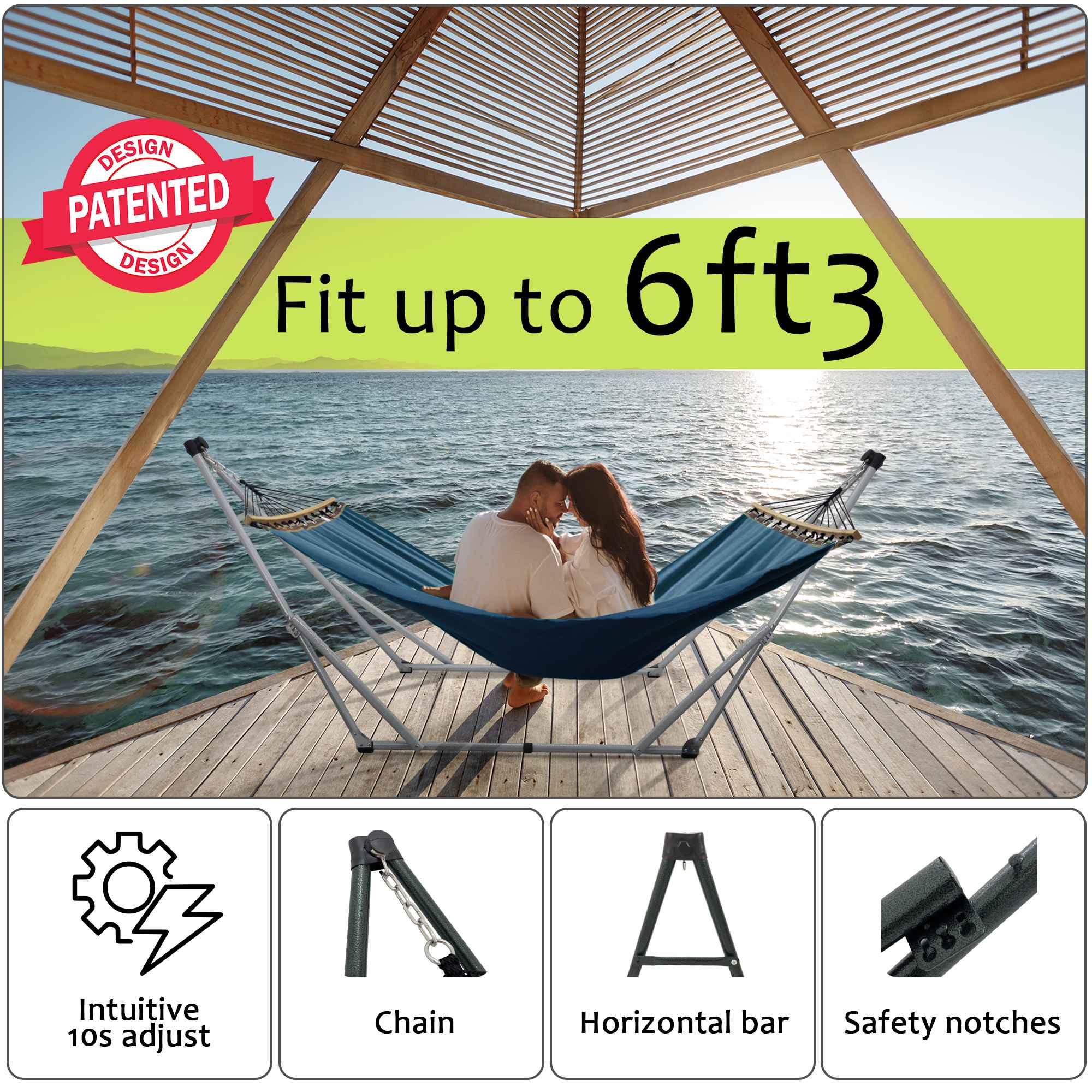 Tranquillo Universal Canvas Hammock Medium Size for Ultimate Comfort and Style - Image 43