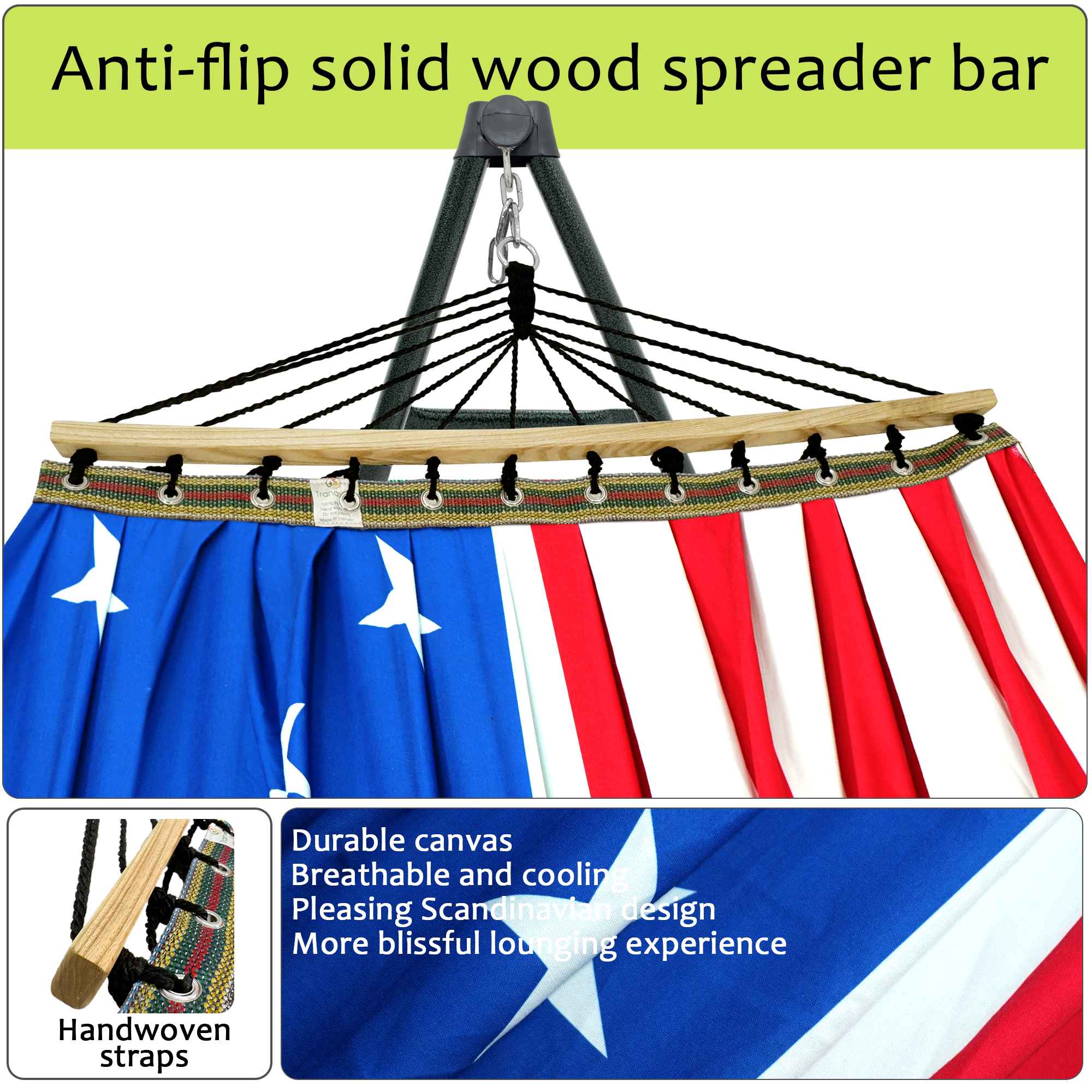 Tranquillo Universal Canvas Hammock Medium Size for Ultimate Comfort and Style - Image 50