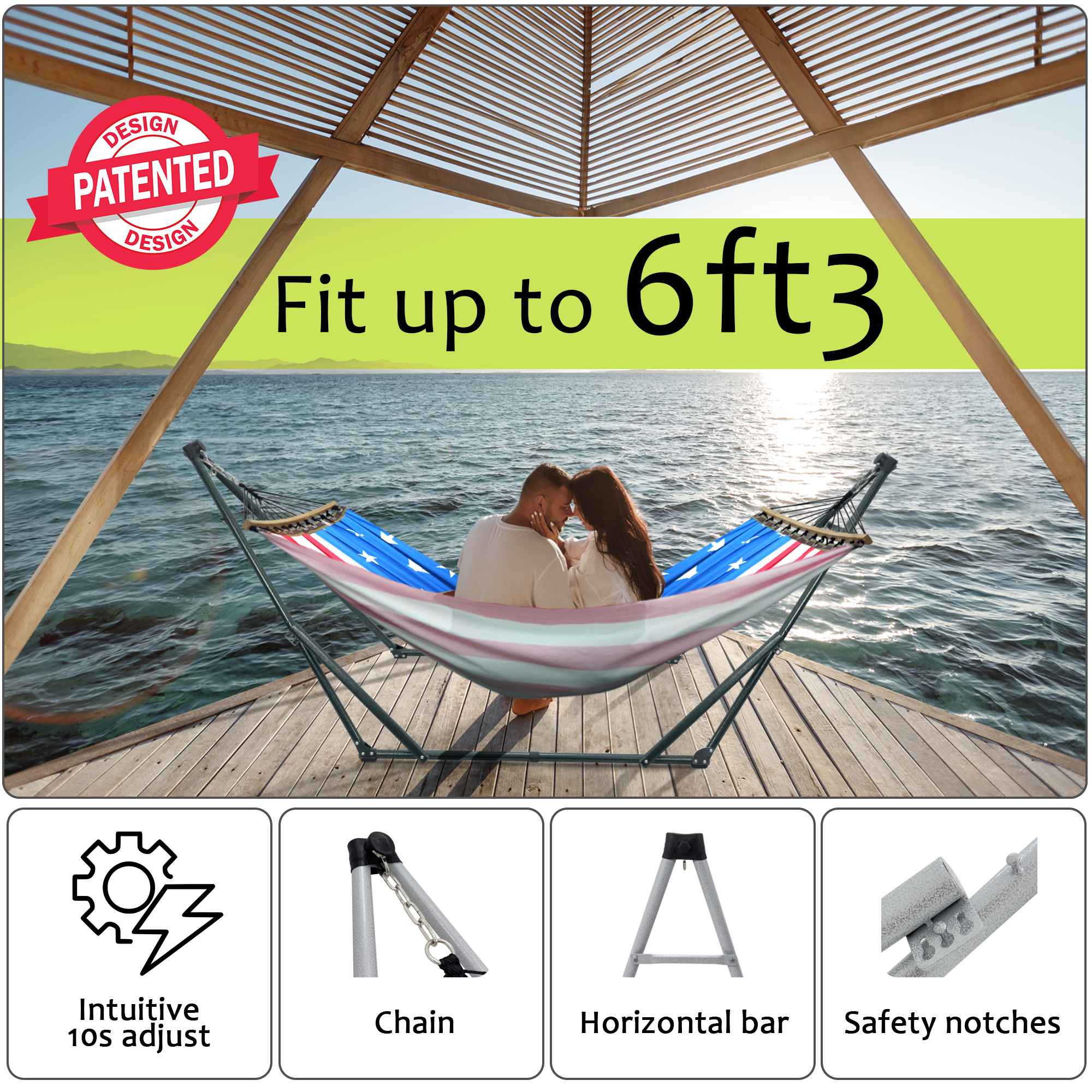 Tranquillo Universal Canvas Hammock Medium Size for Ultimate Comfort and Style - Image 51