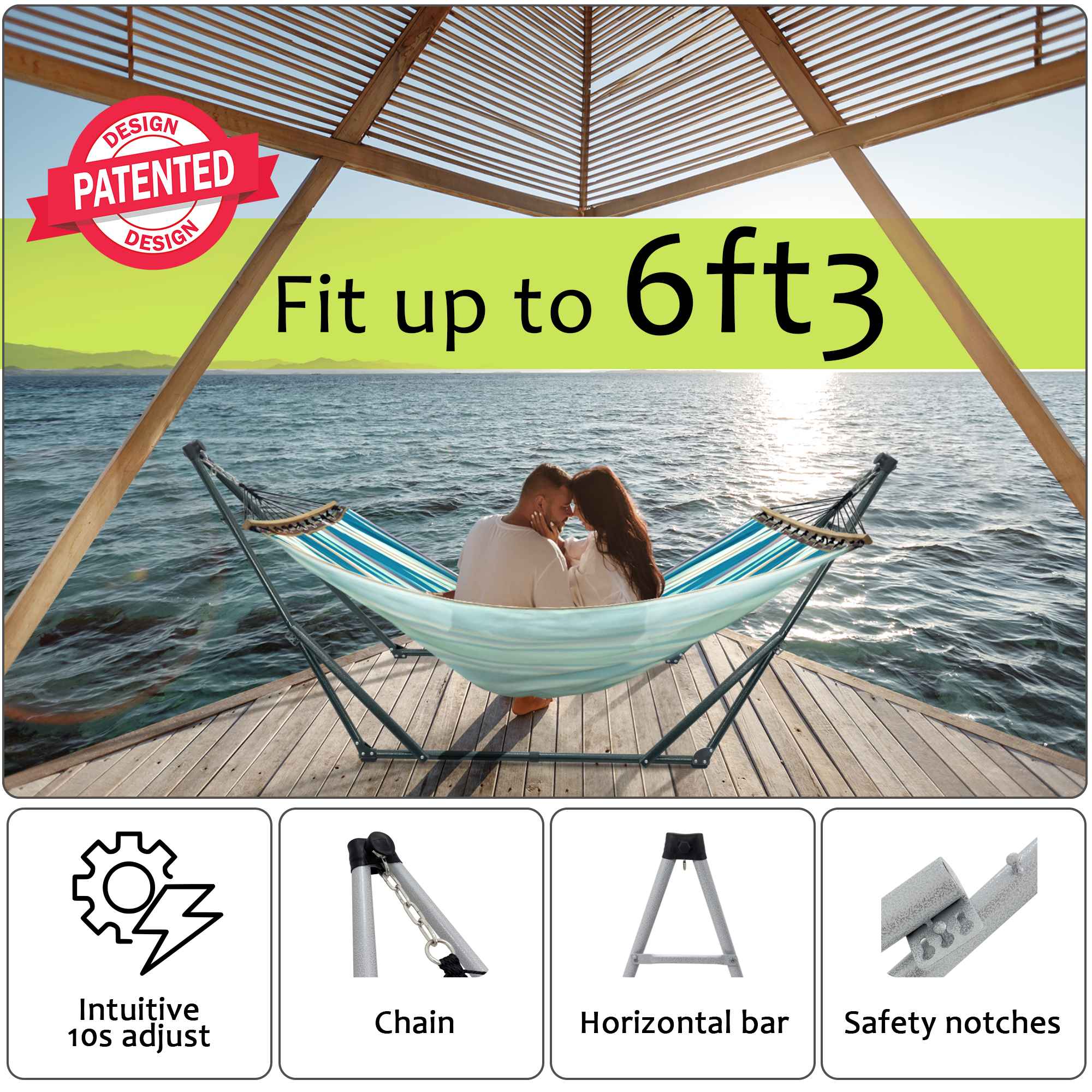 Tranquillo Universal Canvas Hammock Medium Size for Ultimate Comfort and Style - Image 59