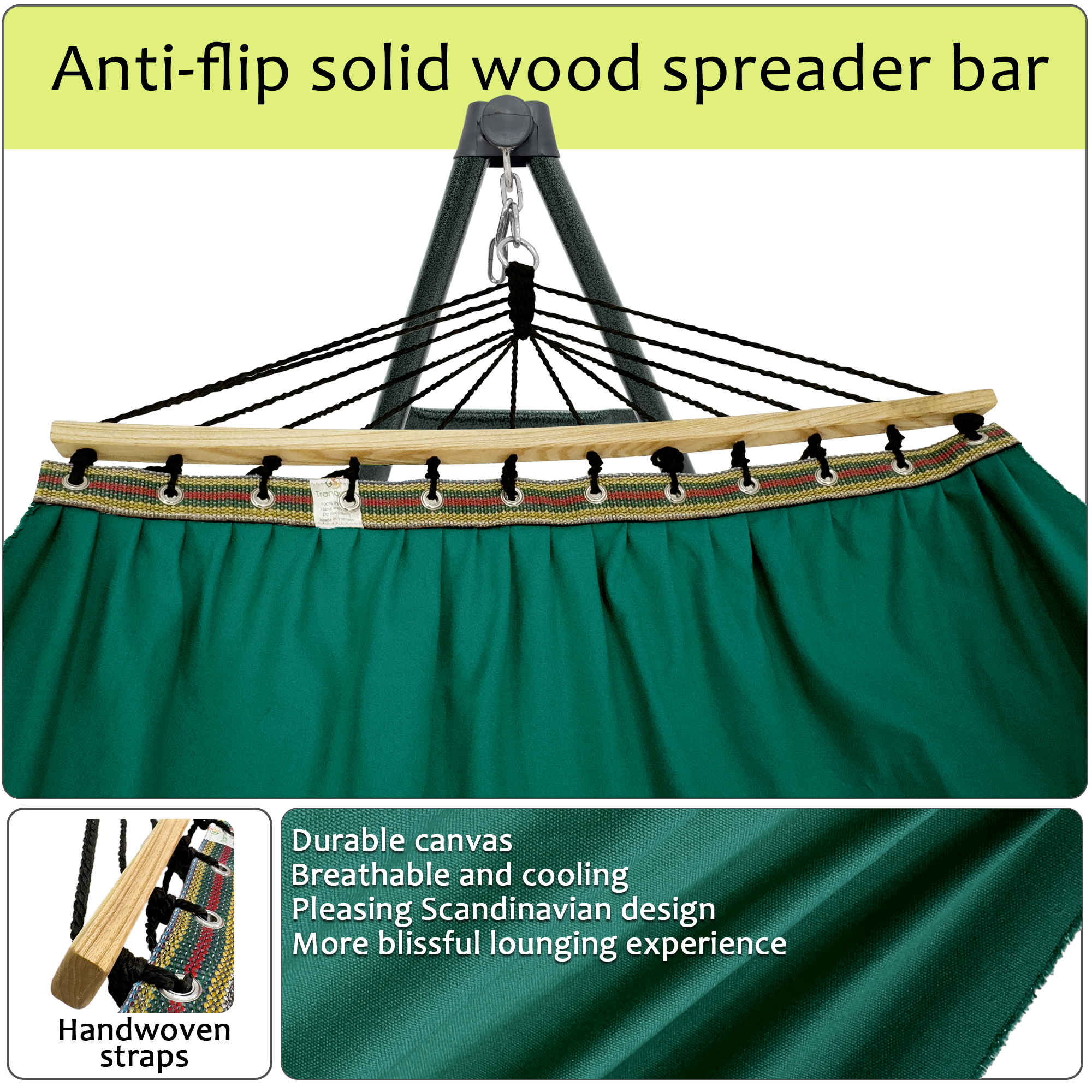 Tranquillo Universal Canvas Hammock Medium Size for Ultimate Comfort and Style - Image 66