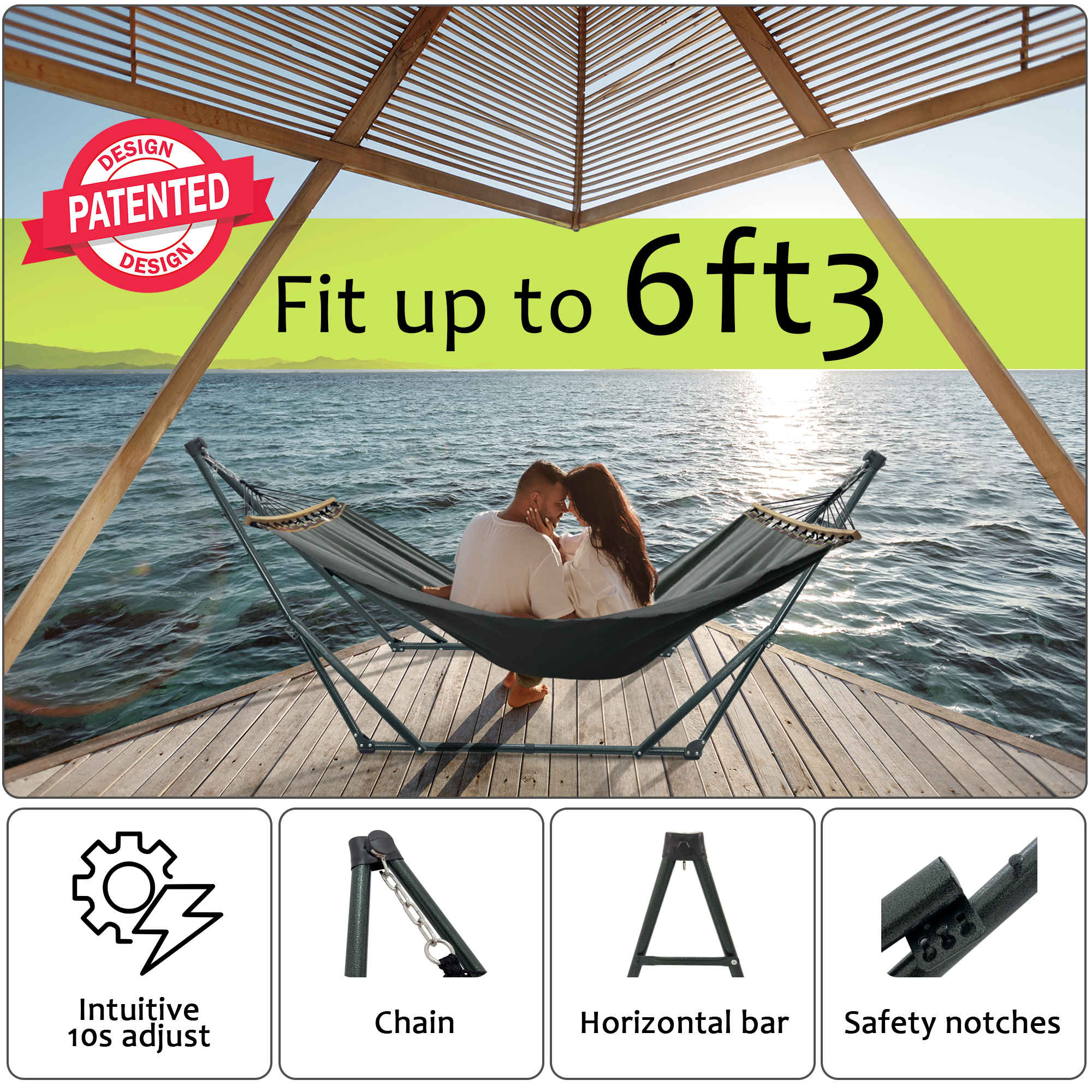 Tranquillo Universal Canvas Hammock Medium Size for Ultimate Comfort and Style - Image 75