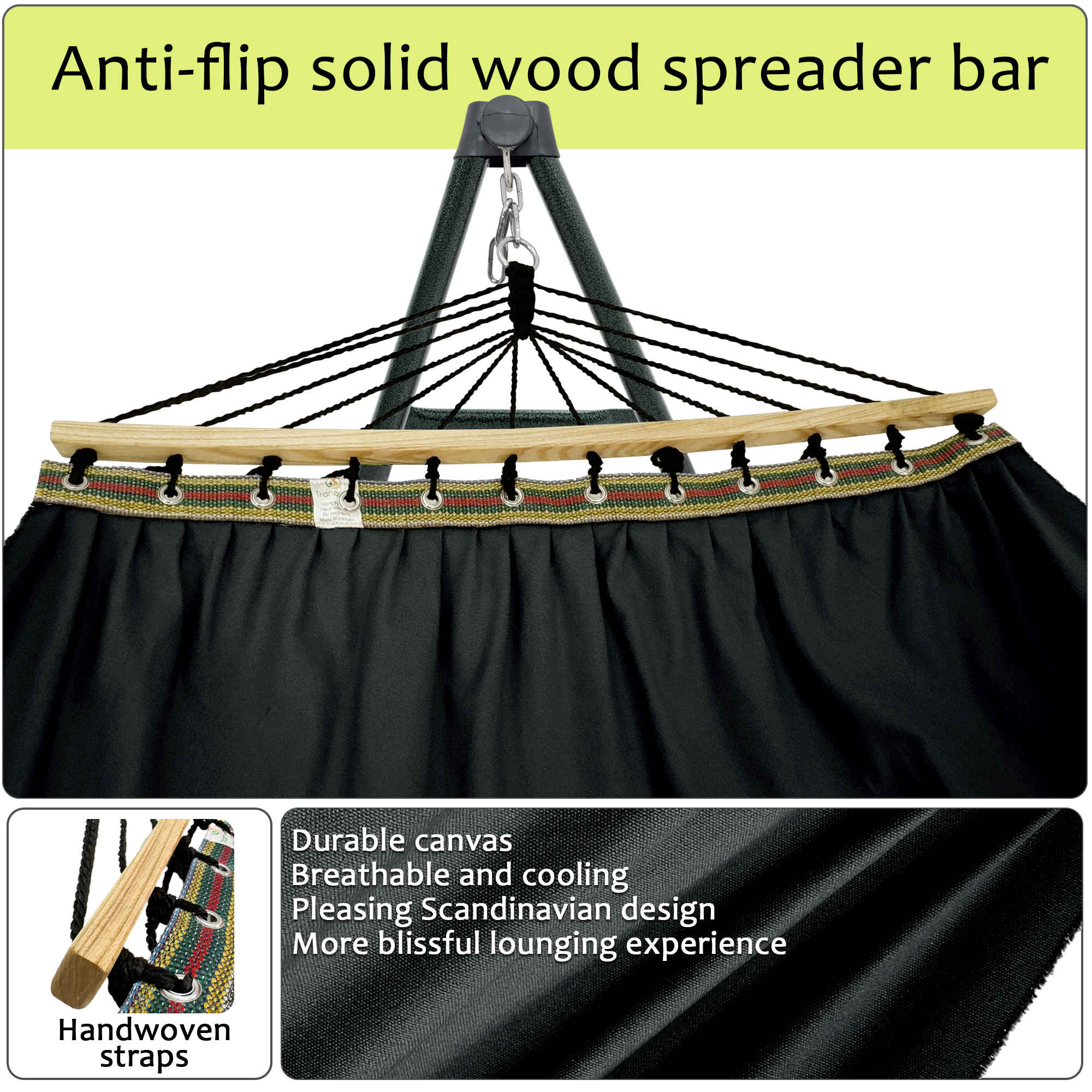 Tranquillo Universal Canvas Hammock Medium Size for Ultimate Comfort and Style - Image 82