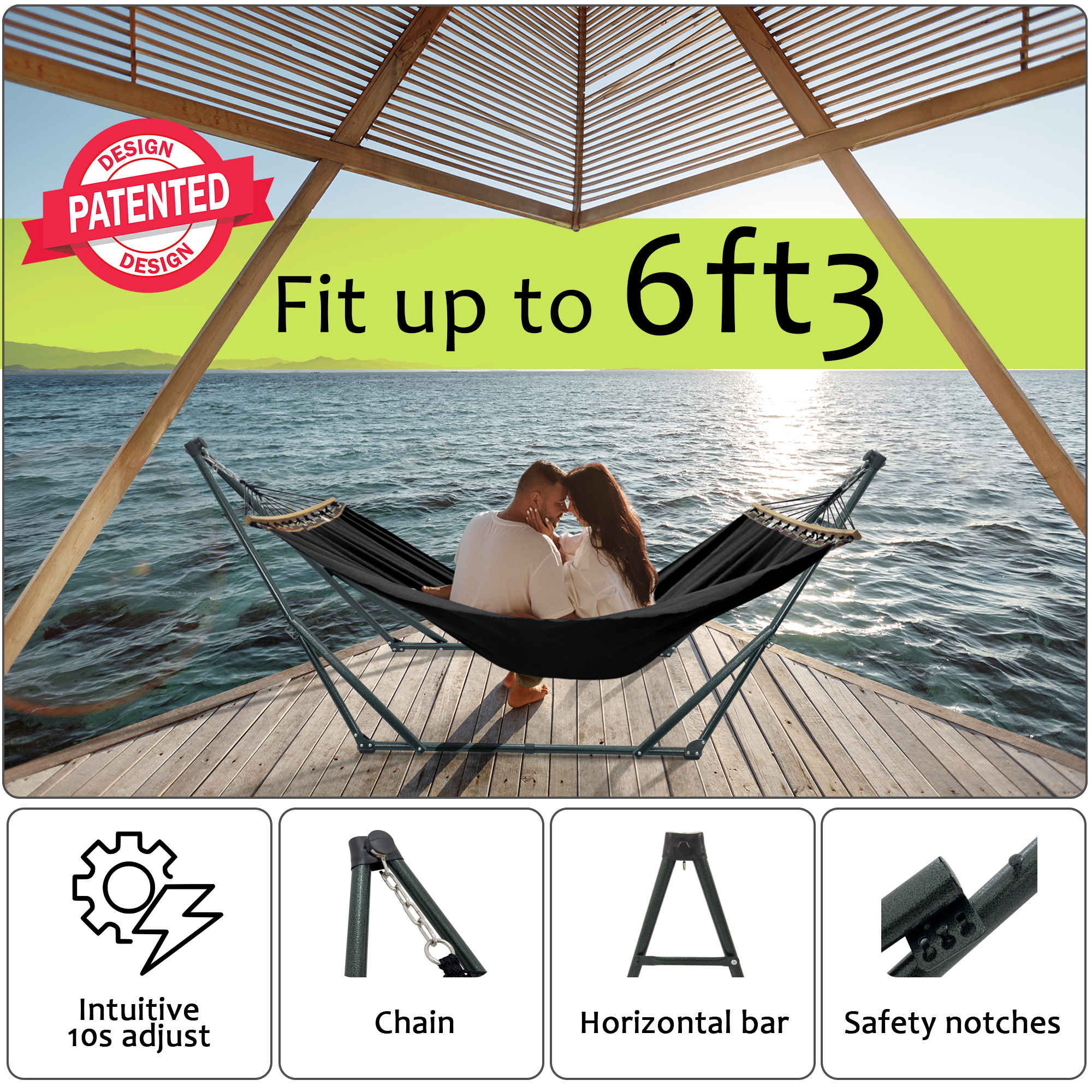 Tranquillo Universal Canvas Hammock Medium Size for Ultimate Comfort and Style - Image 83
