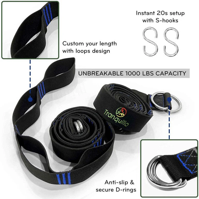 Tranquillo Universal Hammock Chair and Straps for Ultimate Relaxation - Image 3