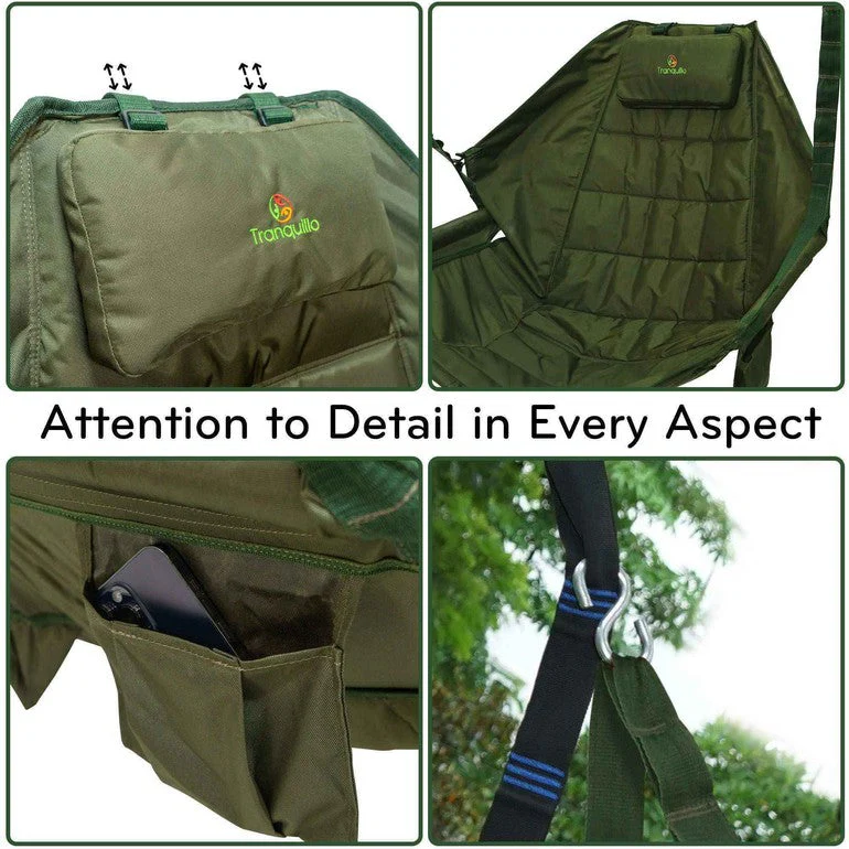 Tranquillo Universal Hammock Chair and Straps for Ultimate Relaxation - Image 4