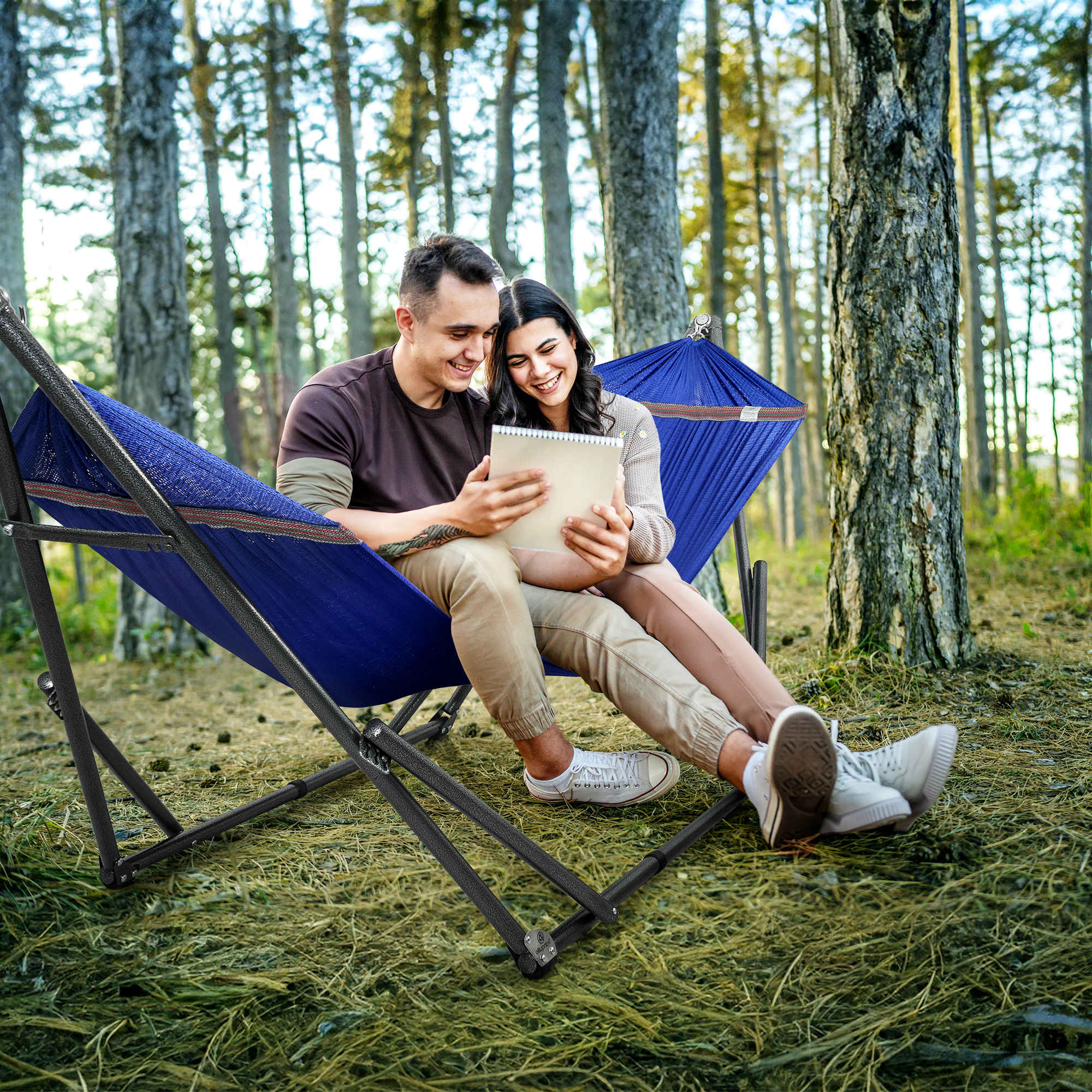 Tranquillo Universal Hammock with Medium Size Stands for Ultimate Relaxation - Ideal Universal Hammock Stands - Medium Size - Image 18