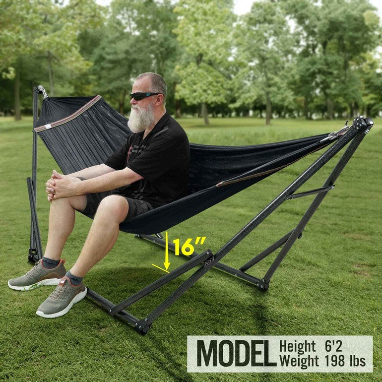 Tranquillo Universal Hammock with Medium Size Stands for Ultimate Relaxation - Ideal Universal Hammock Stands - Medium Size - Image 4