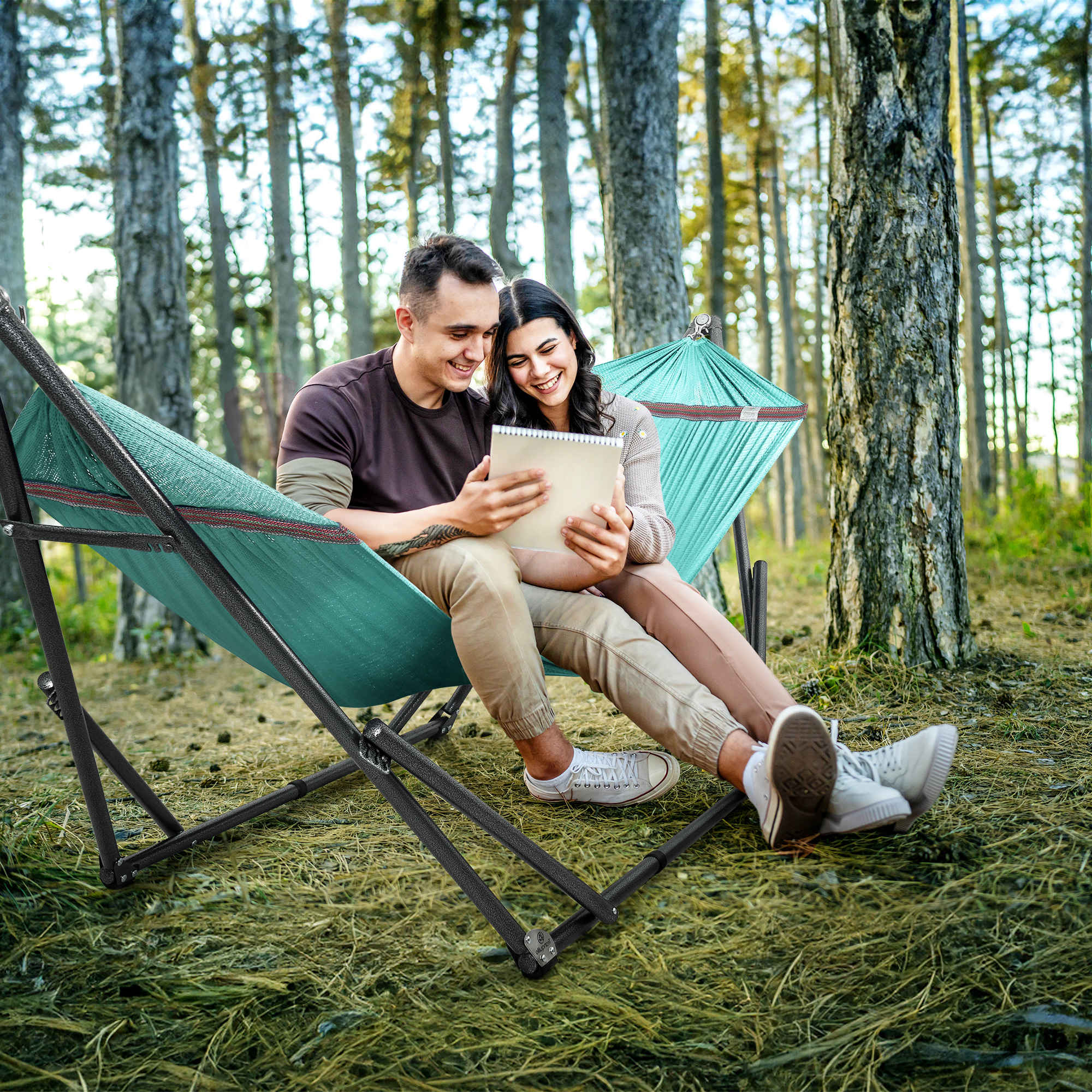 Tranquillo Universal Hammock with Medium Size Stands for Ultimate Relaxation - Ideal Universal Hammock Stands - Medium Size - Image 45
