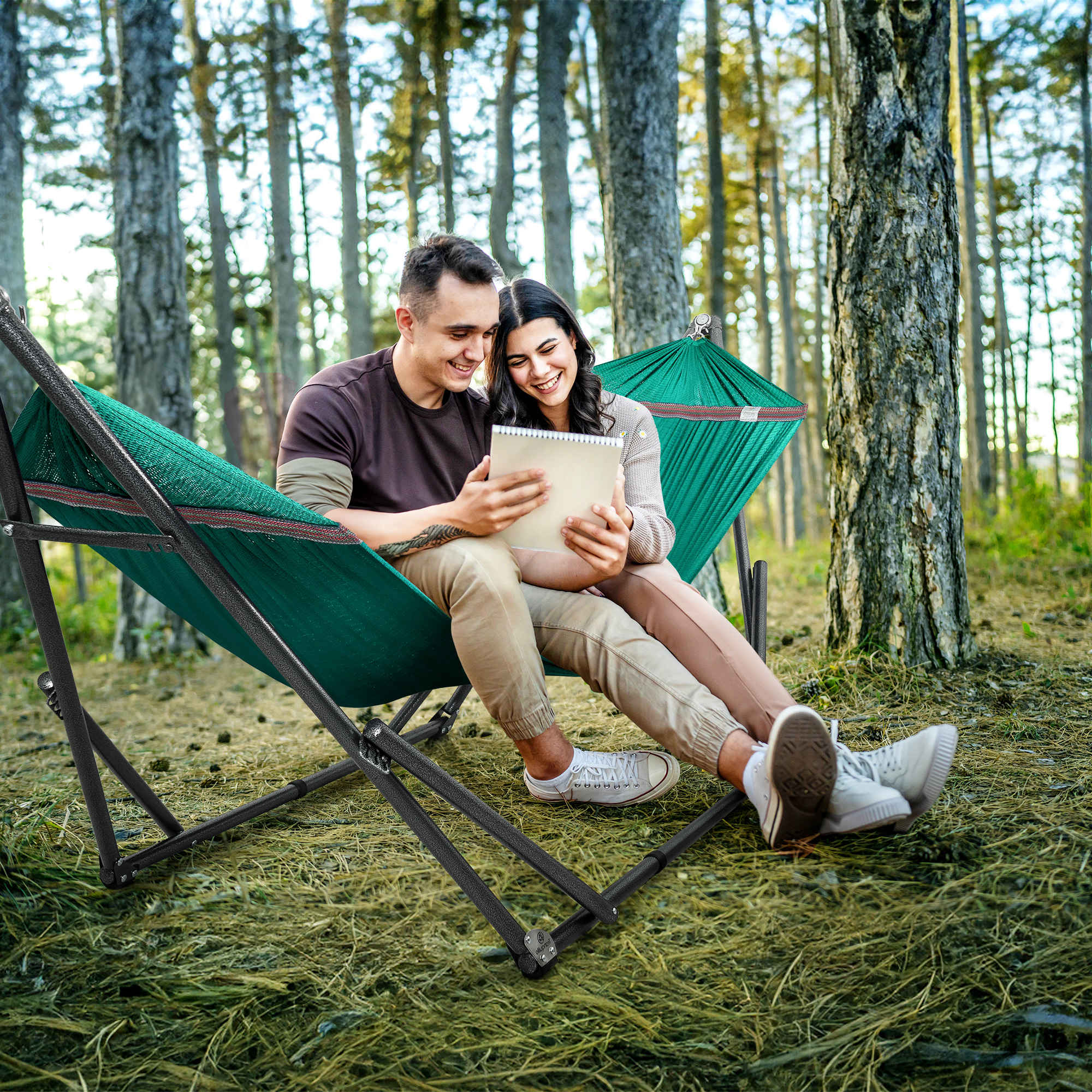 Tranquillo Universal Hammock with Medium Size Stands for Ultimate Relaxation - Ideal Universal Hammock Stands - Medium Size - Image 54