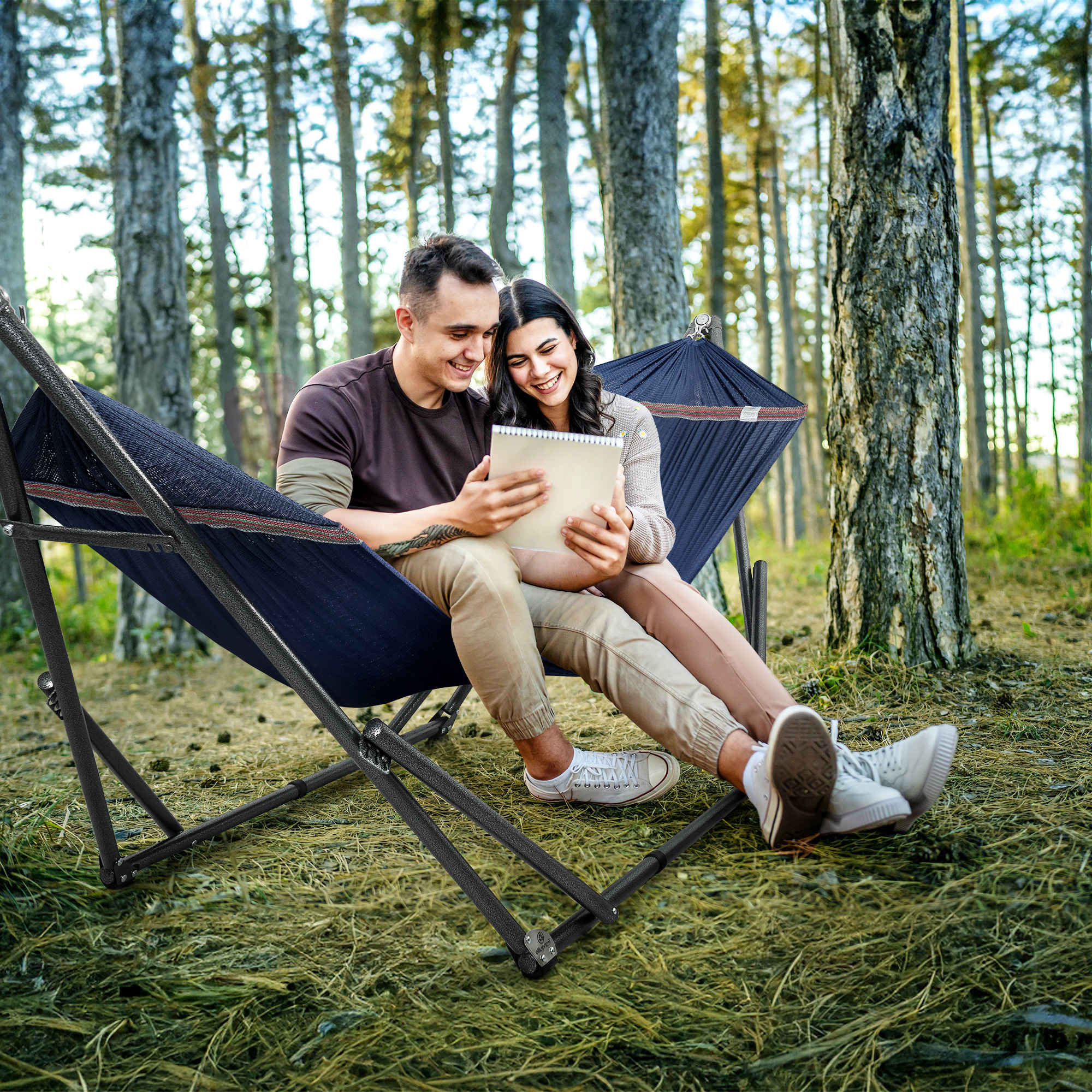 Tranquillo Universal Hammock with Medium Size Stands for Ultimate Relaxation - Ideal Universal Hammock Stands - Medium Size - Image 63
