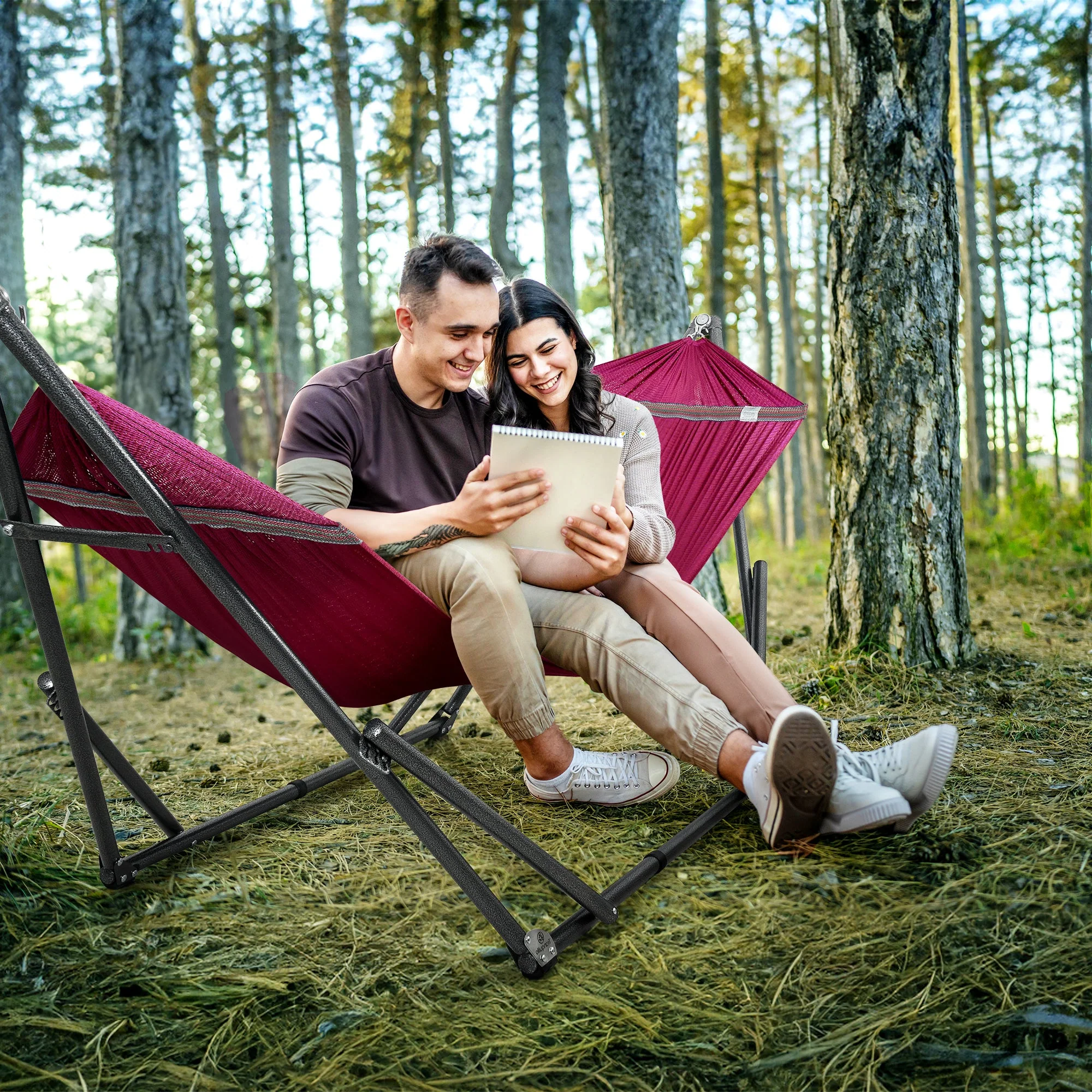 Tranquillo Universal Hammock with Medium Size Stands for Ultimate Relaxation - Ideal Universal Hammock Stands - Medium Size - Image 81