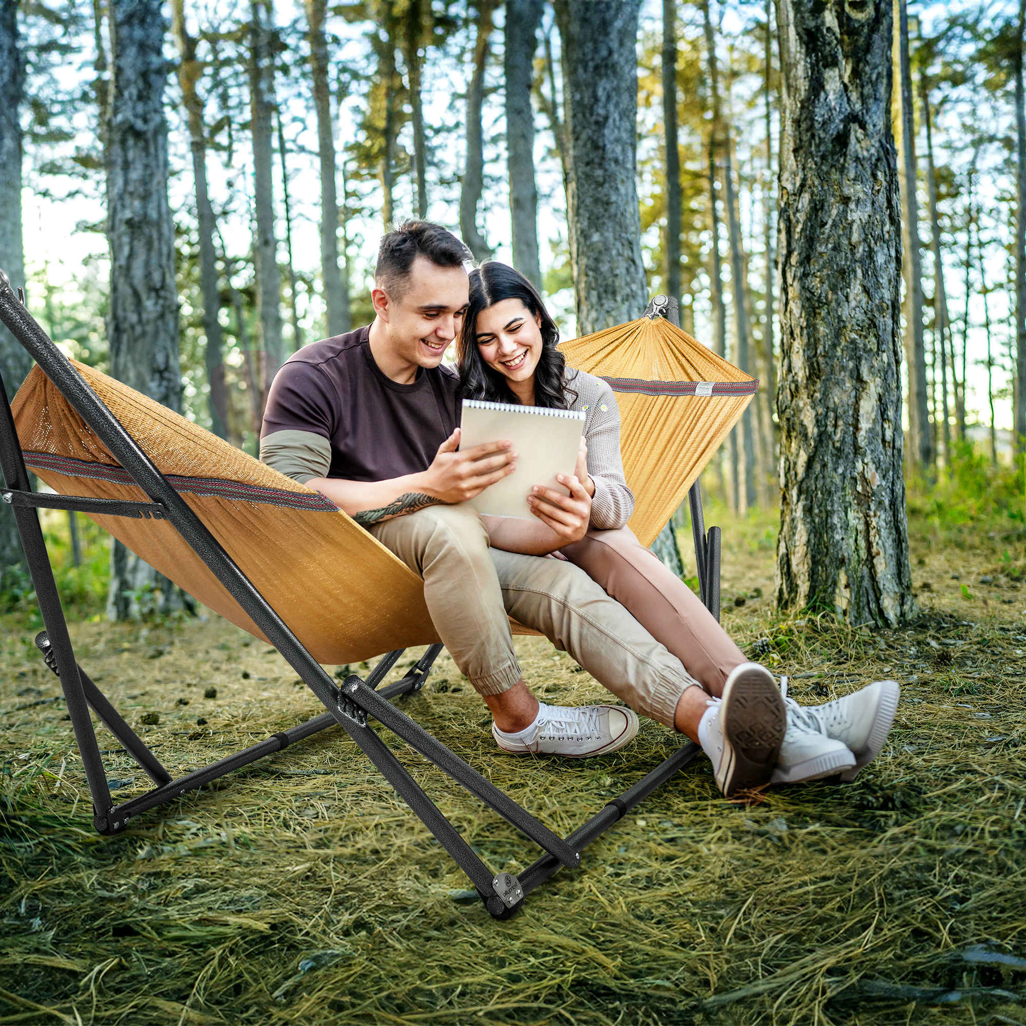 Tranquillo Universal Hammock with Medium Size Stands for Ultimate Relaxation - Ideal Universal Hammock Stands - Medium Size - Image 90