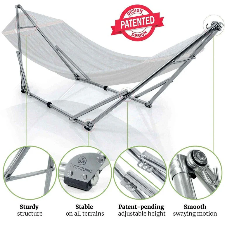 Tranquillo Universal Stainless Steel Hammock Stand for Ultimate Relaxation - Image 12