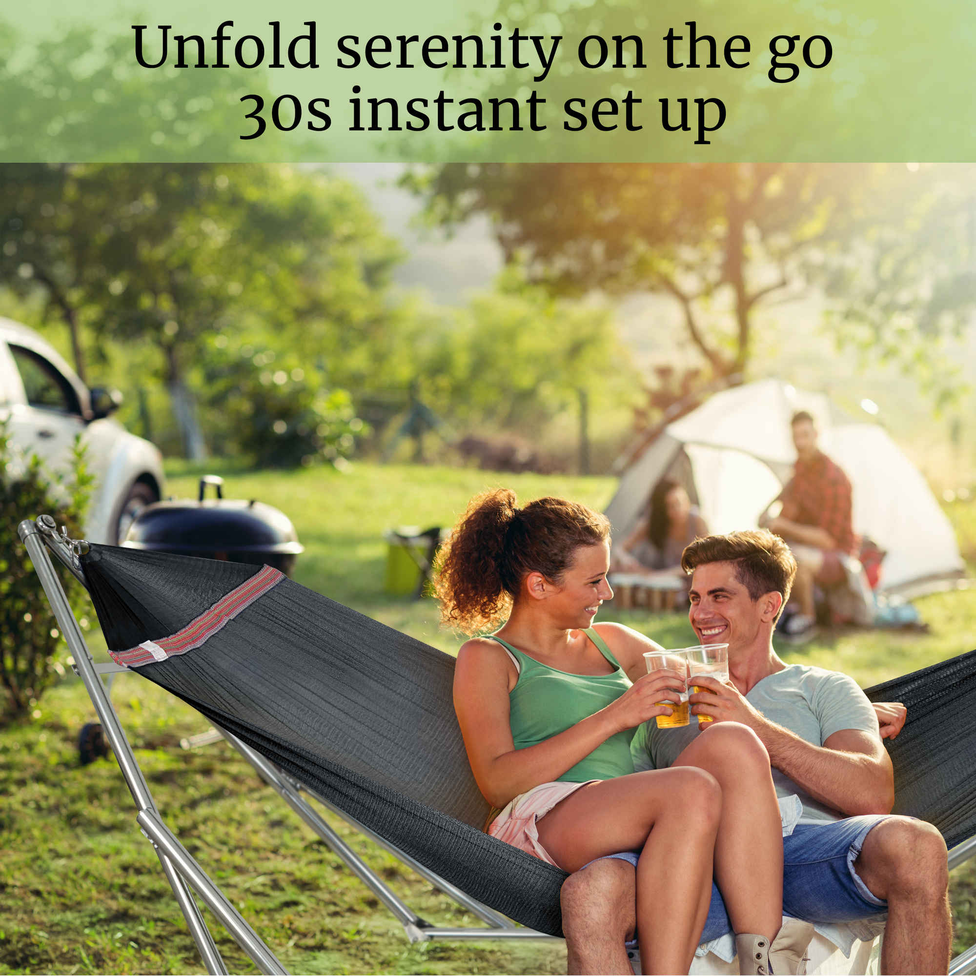 Tranquillo Universal Stainless Steel Hammock Stand for Ultimate Relaxation - Image 18