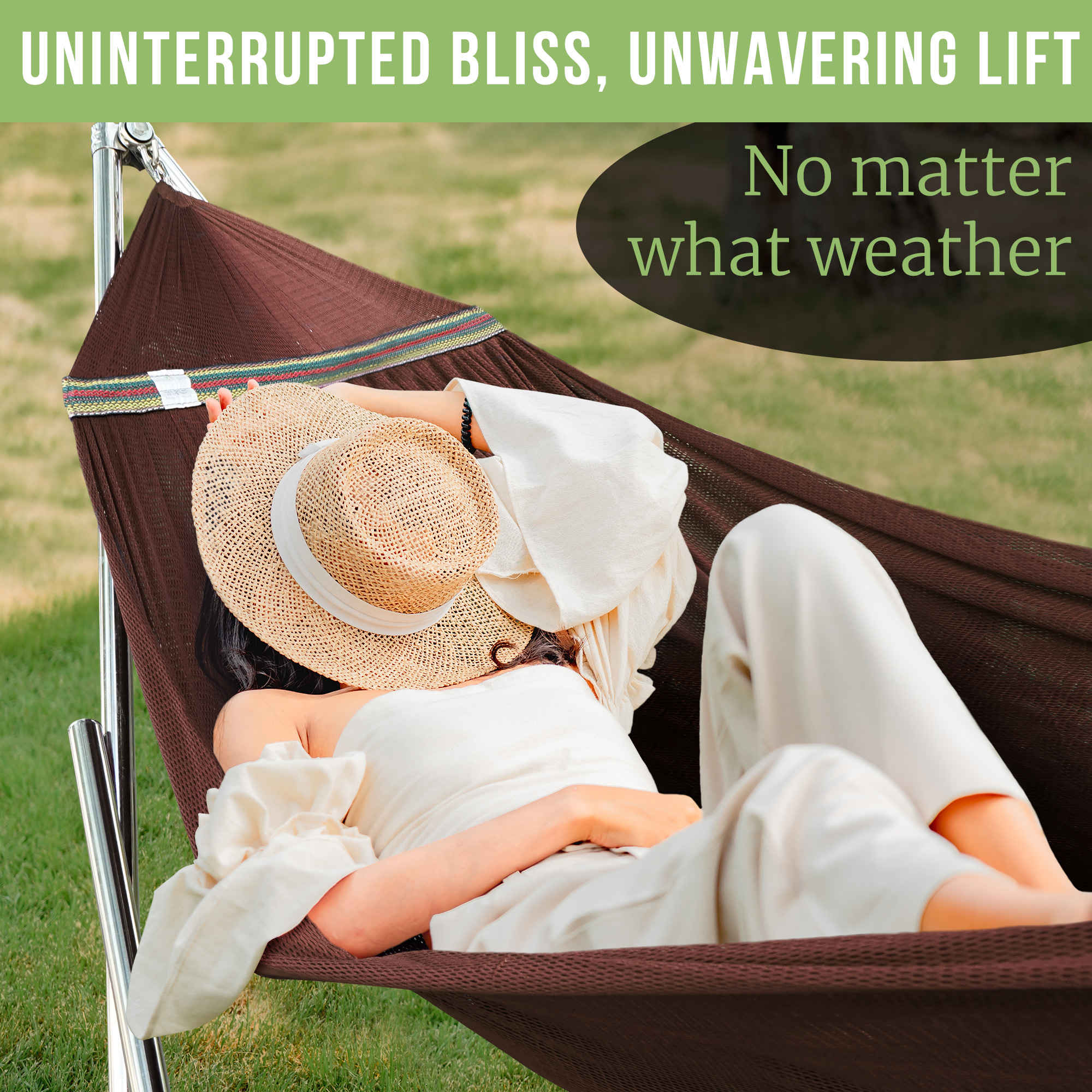 Tranquillo Universal Stainless Steel Hammock Stand for Ultimate Relaxation - Image 35