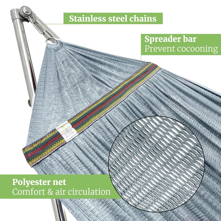 Tranquillo Universal Stainless Steel Hammock Stand for Ultimate Relaxation - Image 43