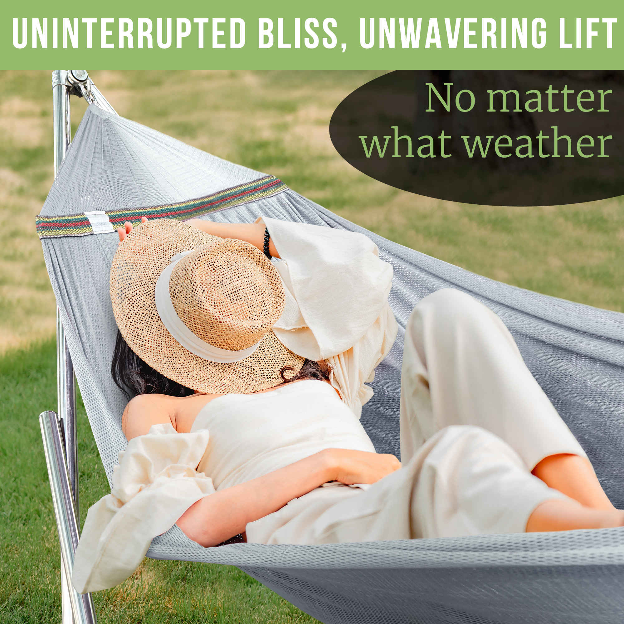 Tranquillo Universal Stainless Steel Hammock Stand for Ultimate Relaxation - Image 44
