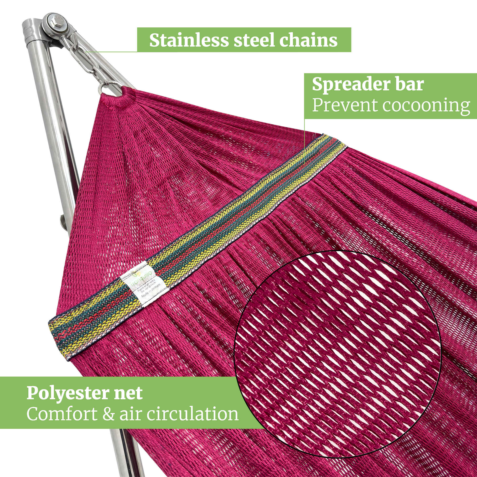 Tranquillo Universal Stainless Steel Hammock Stand for Ultimate Relaxation - Image 70