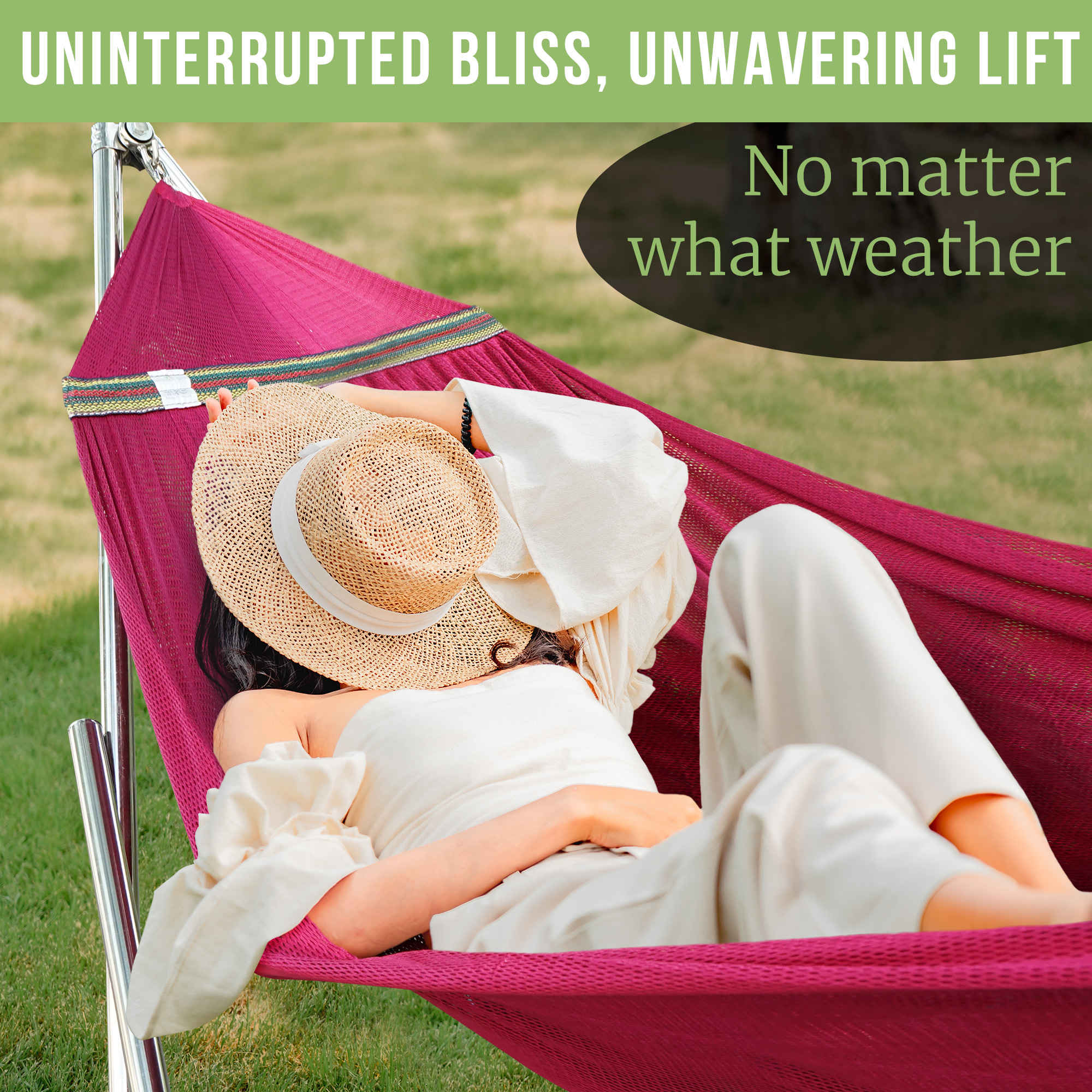 Tranquillo Universal Stainless Steel Hammock Stand for Ultimate Relaxation - Image 71