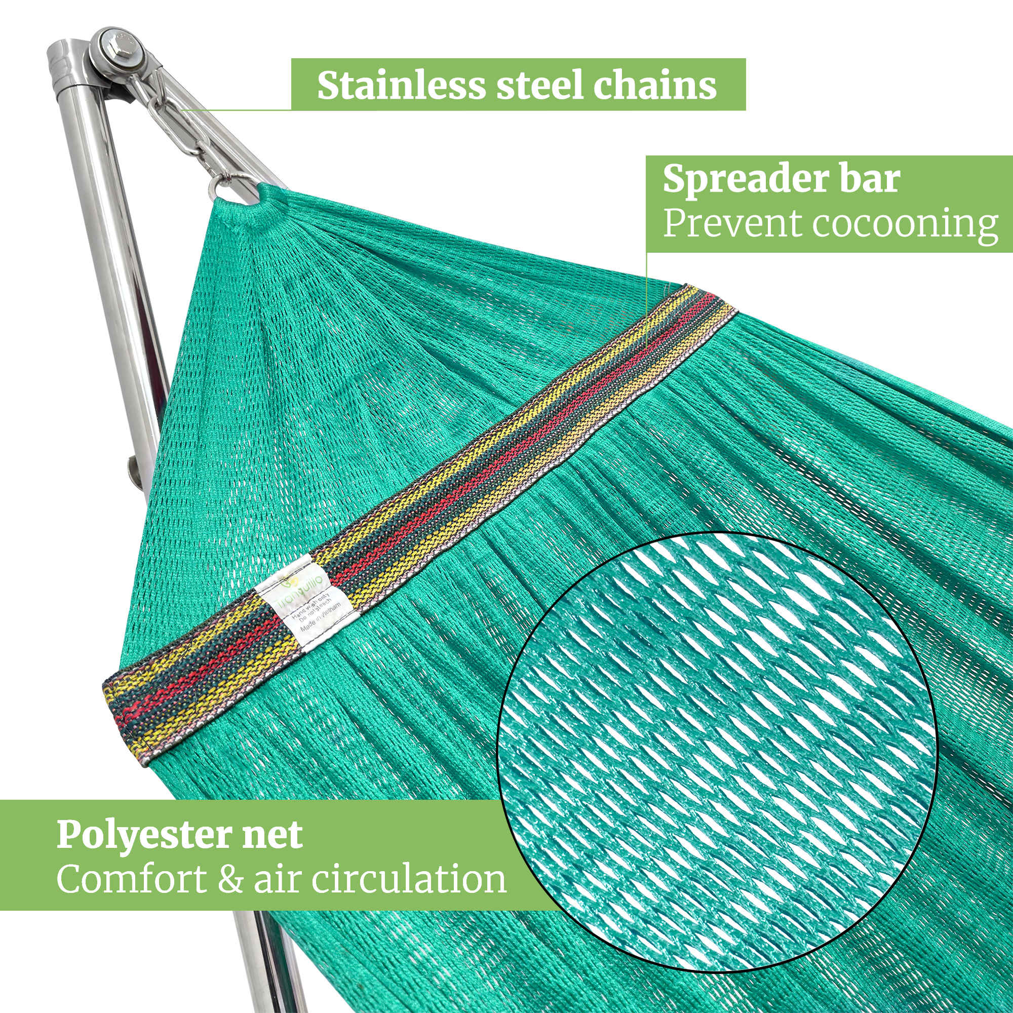 Tranquillo Universal Stainless Steel Hammock Stand for Ultimate Relaxation - Image 79
