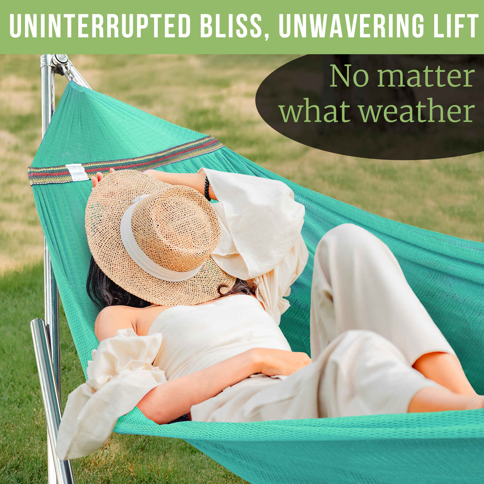 Tranquillo Universal Stainless Steel Hammock Stand for Ultimate Relaxation - Image 80