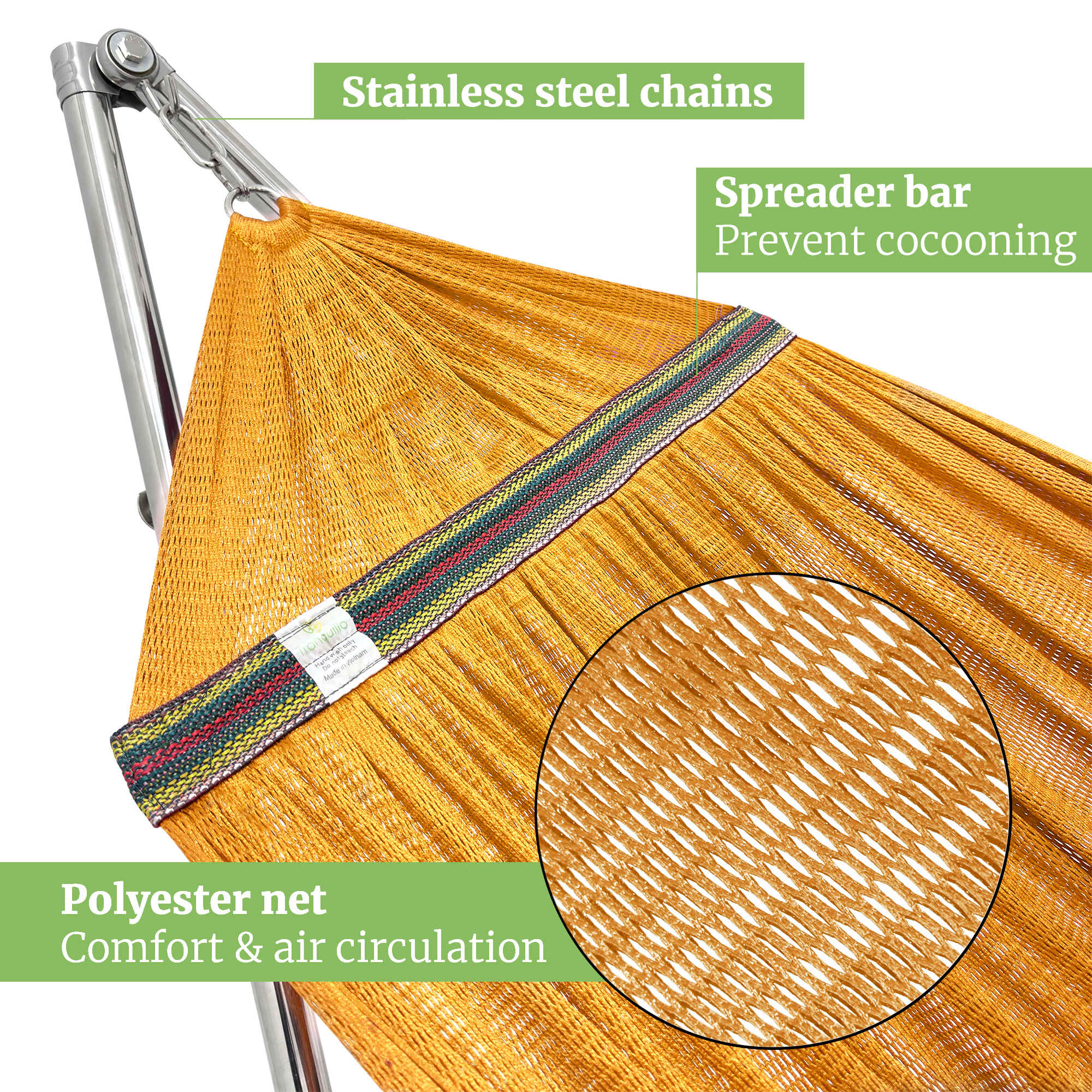 Tranquillo Universal Stainless Steel Hammock Stand for Ultimate Relaxation - Image 88