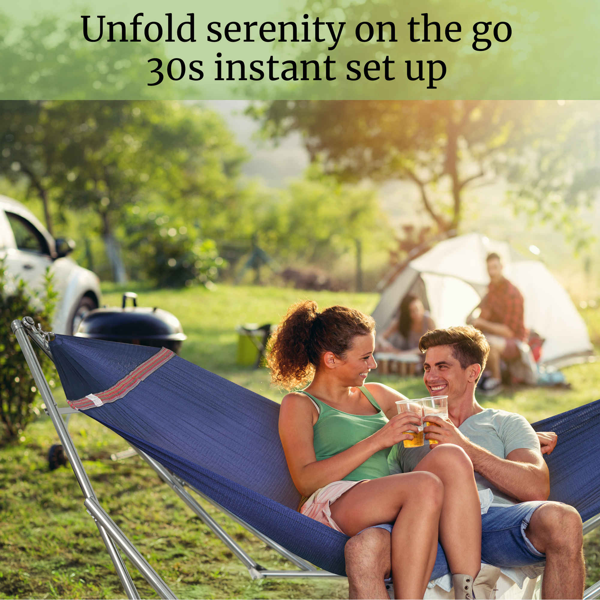 Tranquillo Universal Stainless Steel Hammock Stand for Ultimate Relaxation - Image 9