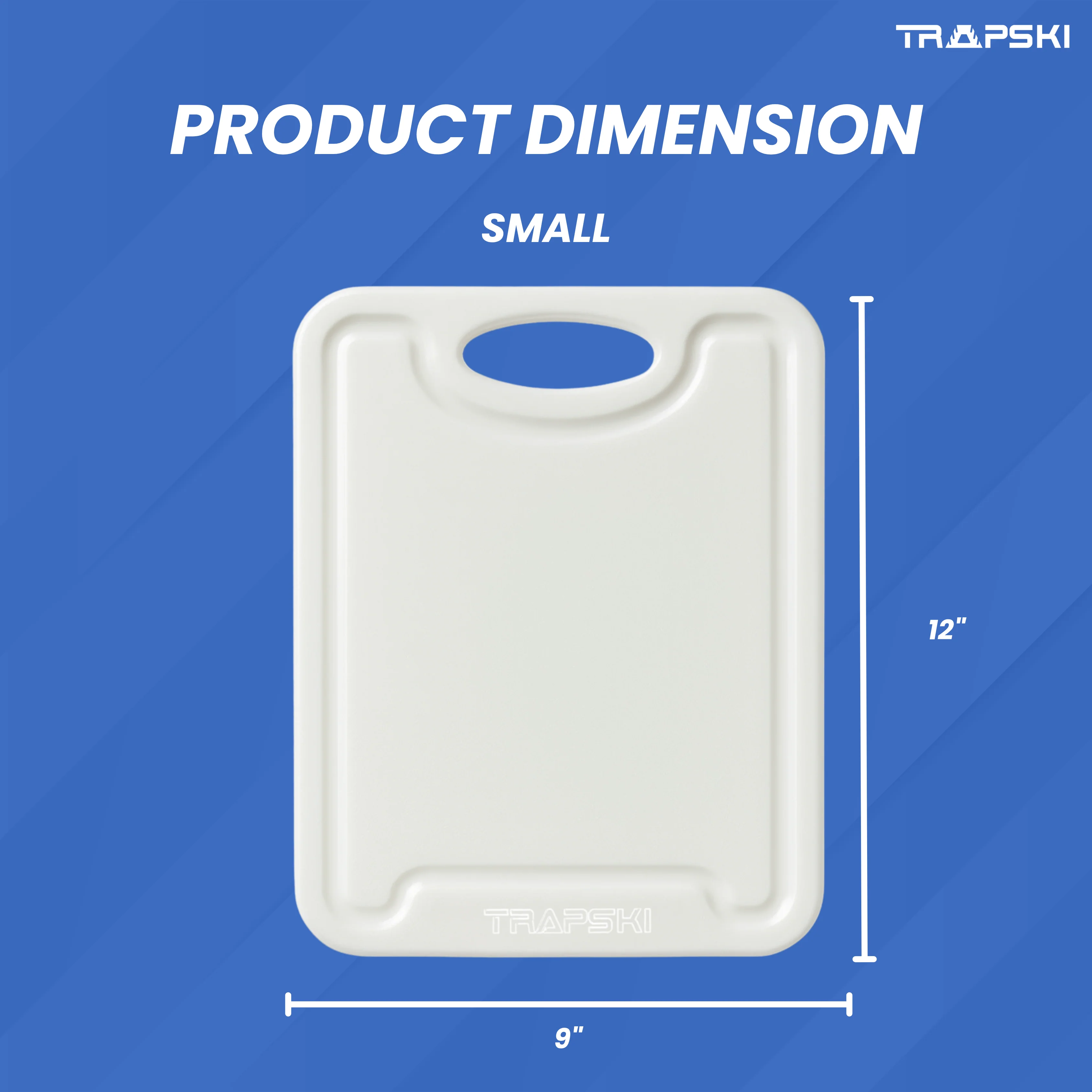 TRAPSKI 3/8 Inch Thick HDPE Cutting Boards | Food-Grade | Juice Grooves - Image 5