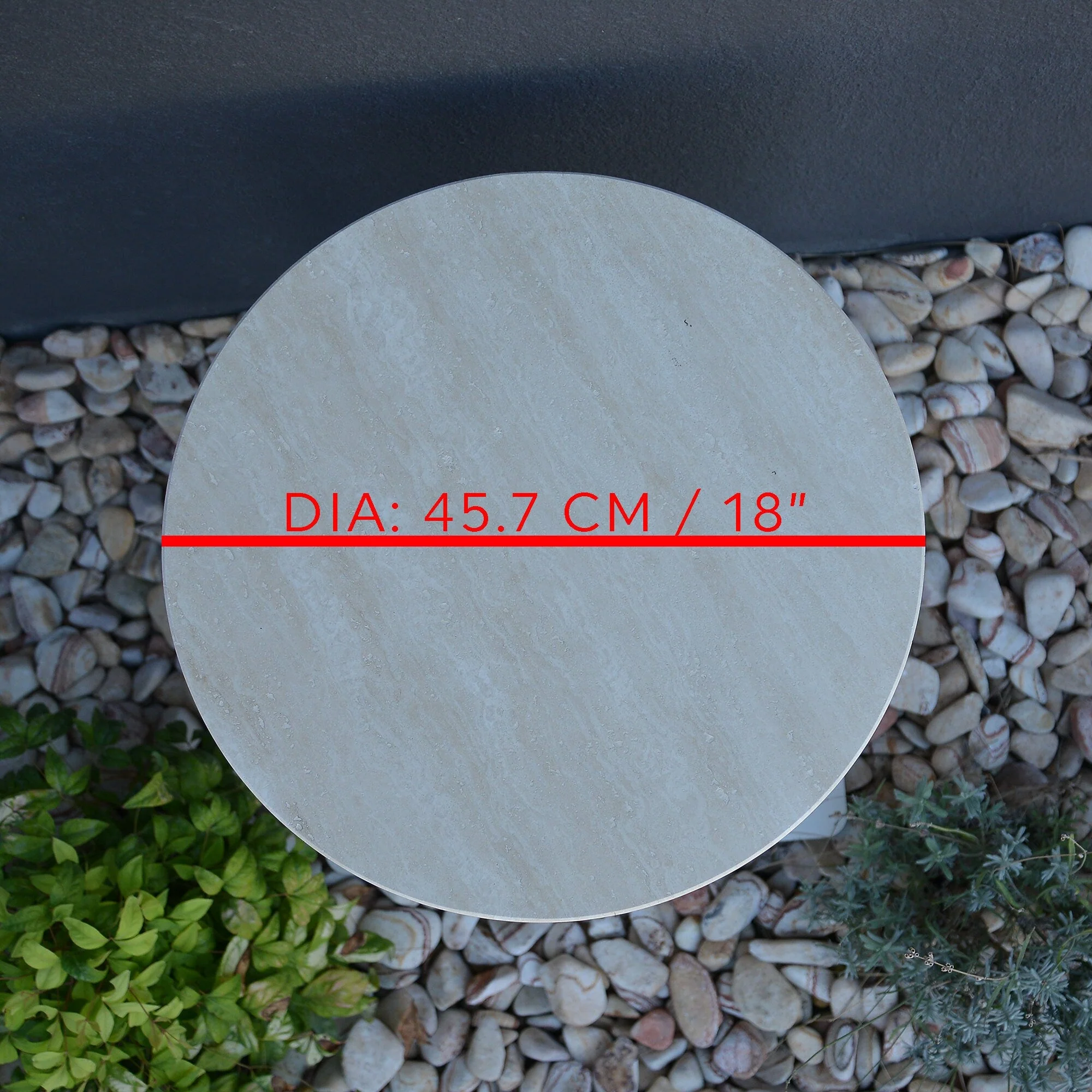 Travertine Marble Coffee Table, Round Marble Coffee Table, Luxury Side Table, Elegant Coffee Table for Living Room, Marble Side Table - Image 10