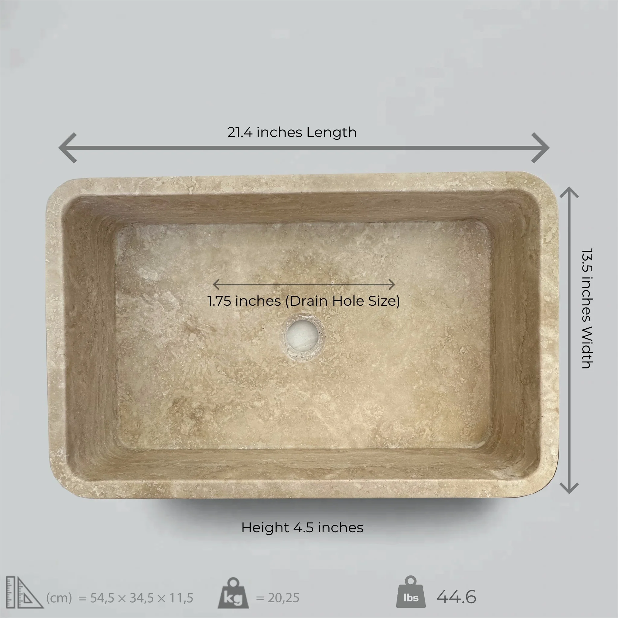 Travertine Sink - Image 2